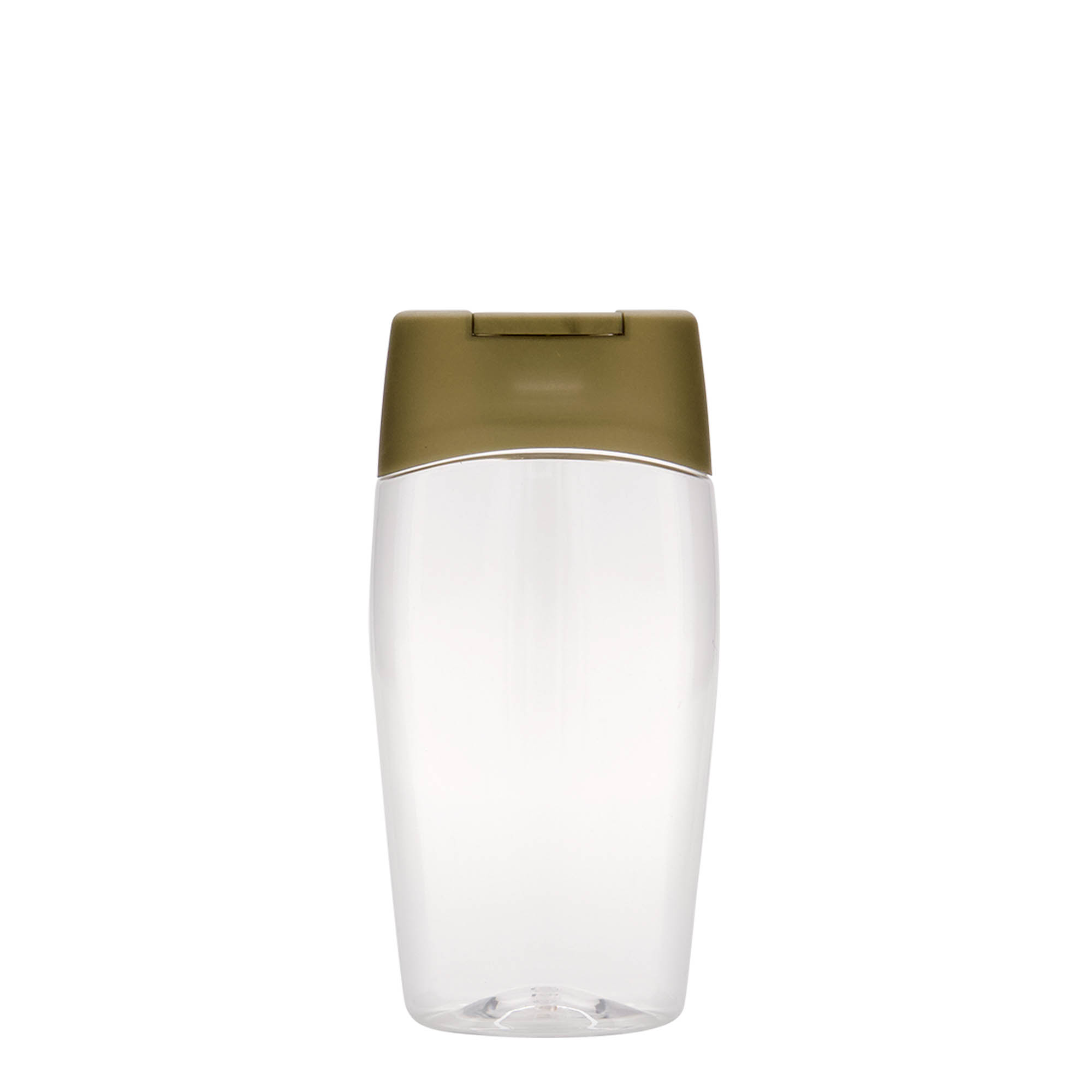 Botella PET de 200 ml 'Squeeze', ovalada, plástico
