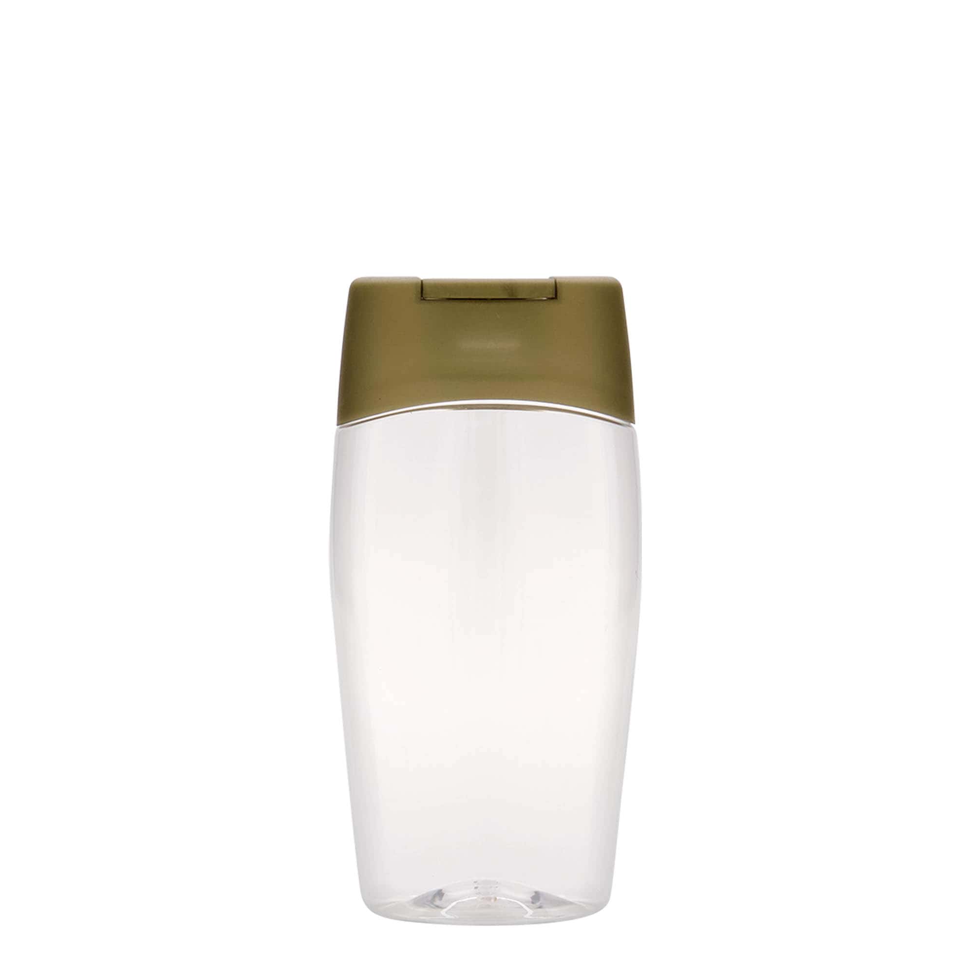 Botella PET de 200 ml 'Squeeze', ovalada, plástico