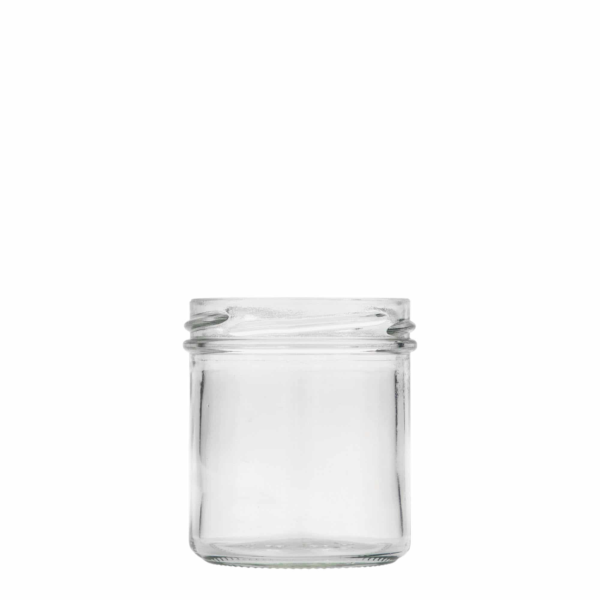Tarro de vidrio cilíndrico alto de 165 ml, boca: Twist-Off (TO 66)