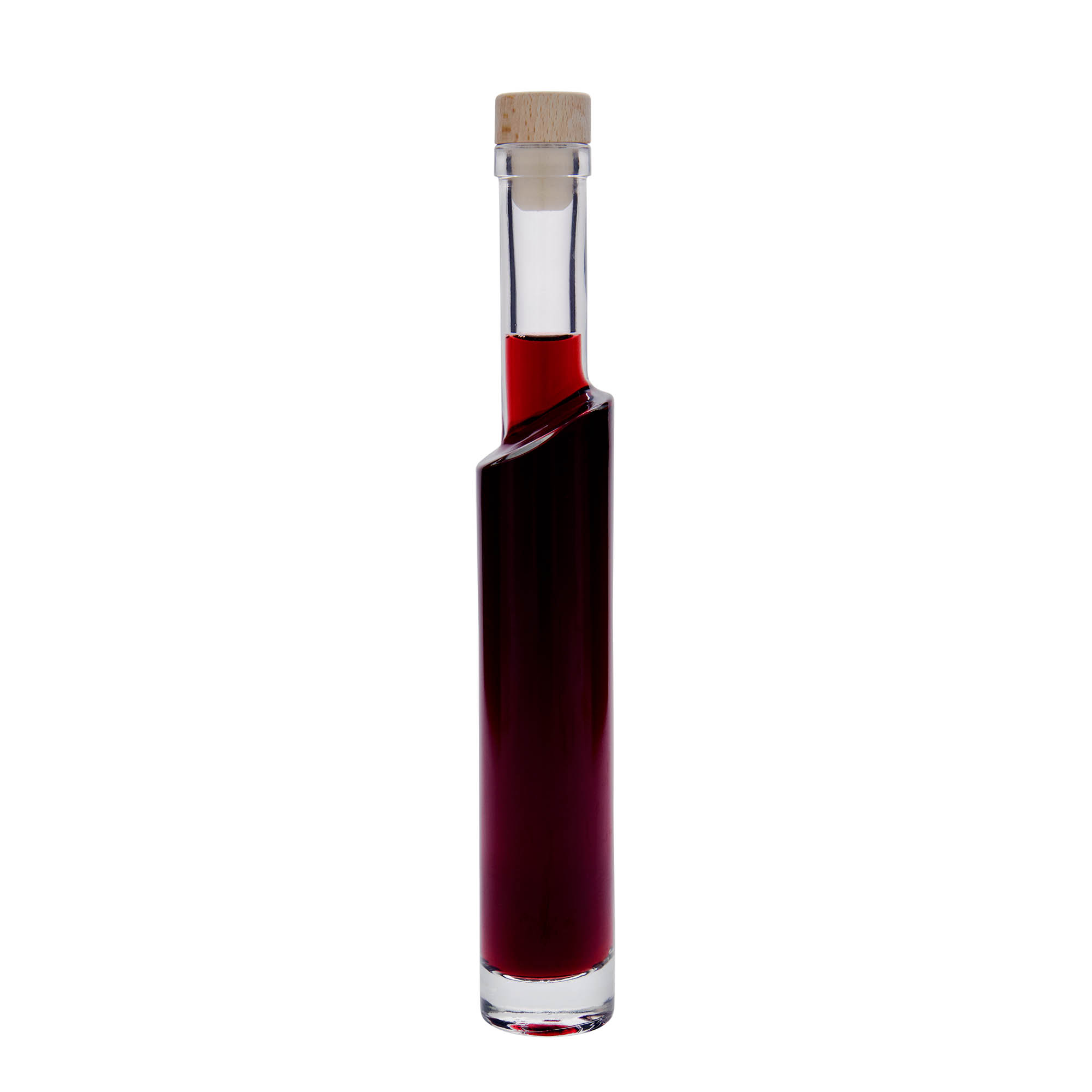 Botella de vidrio de 200 ml 'Feeling', boca: corcho