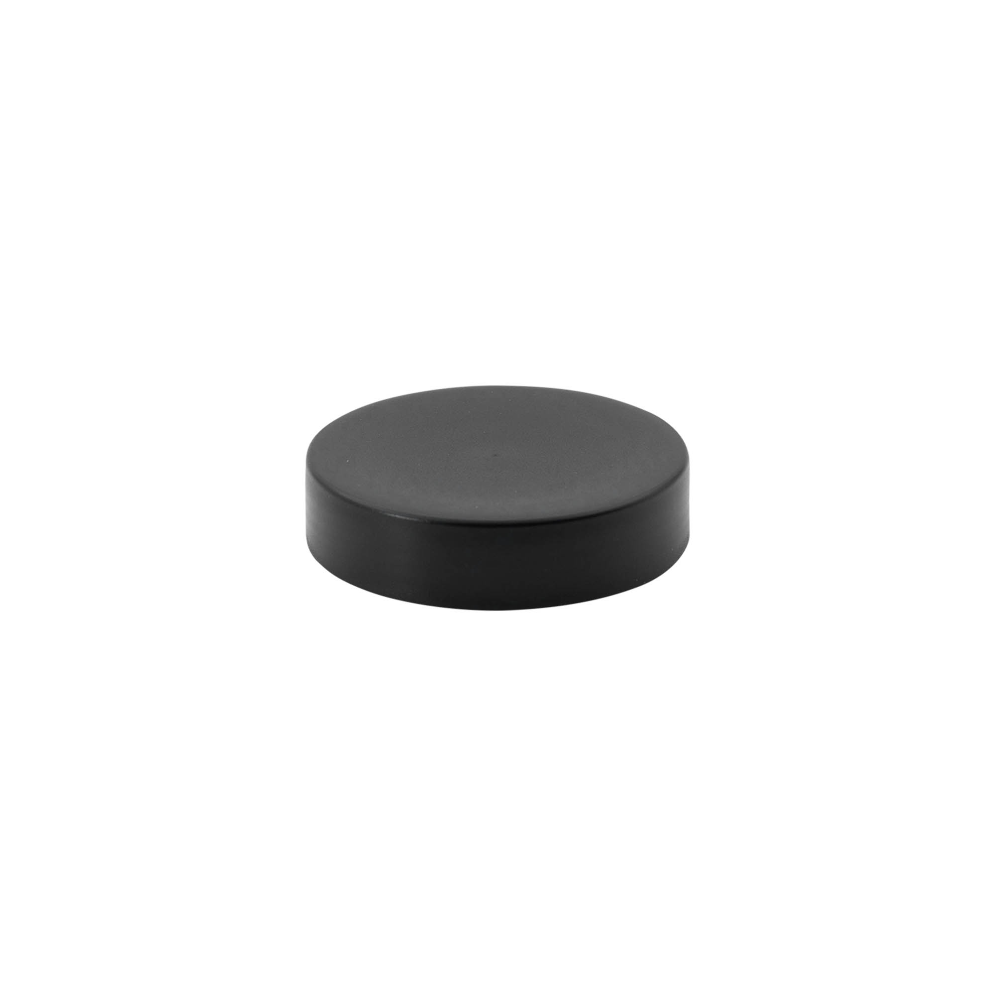 Tapa de rosca para 50 ml 'Antonella', plástico PP, negro