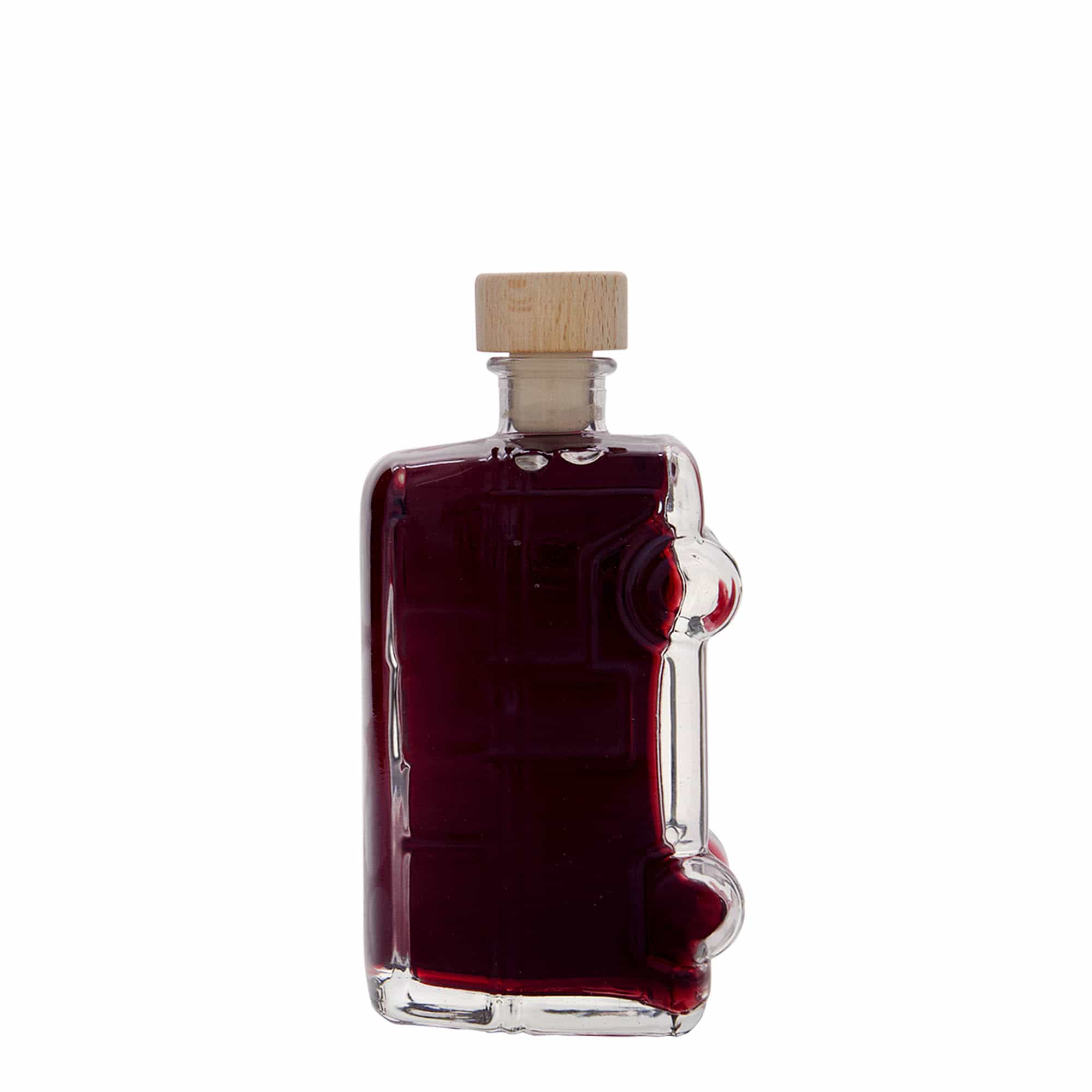 Botella de vidrio 'Bulli' de 200 ml, boca: corcho