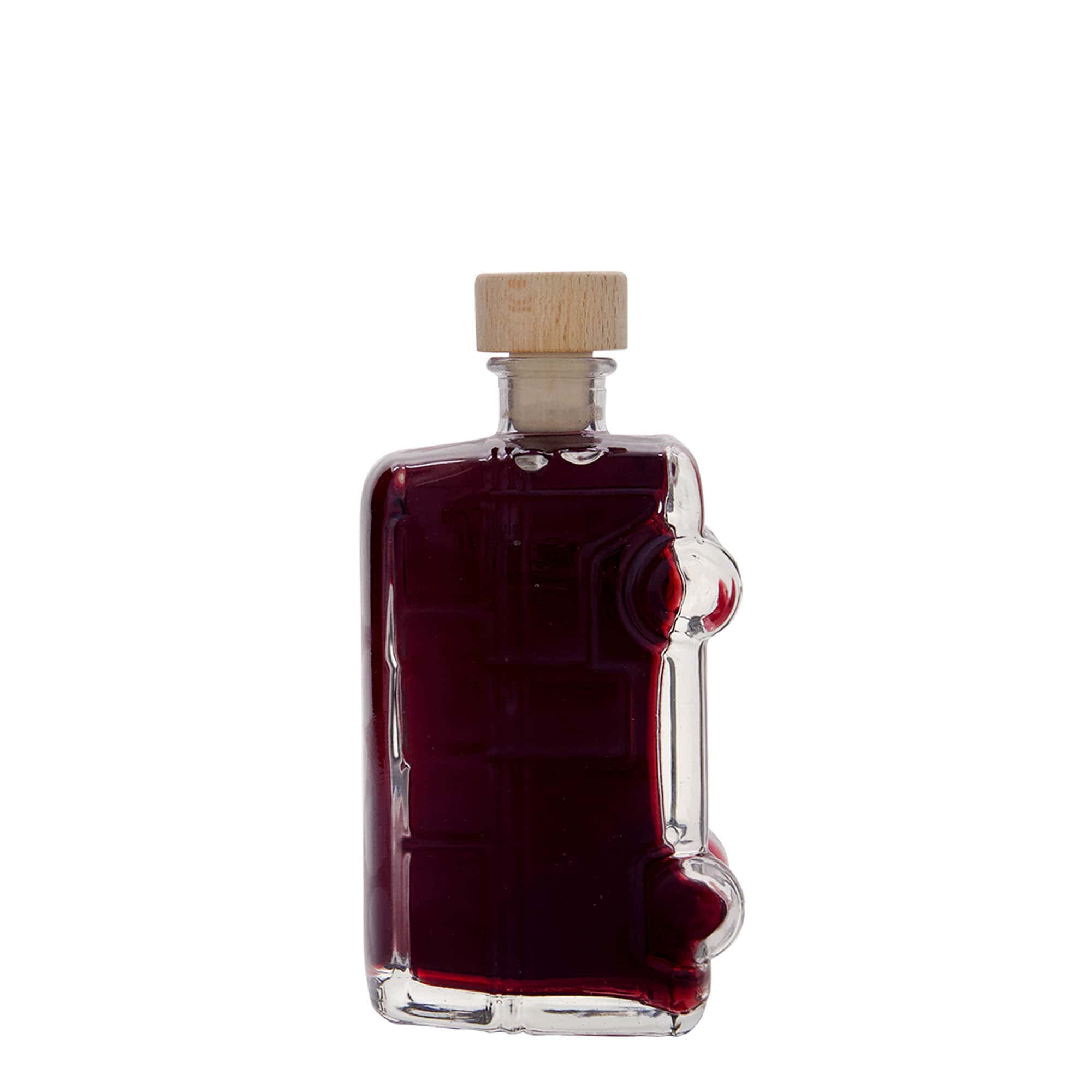 Botella de cristal de 200 ml 'Bulli', boca: corcho