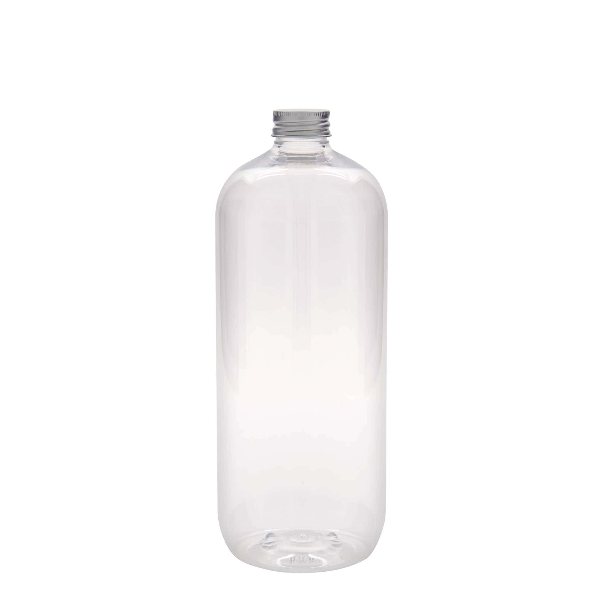 Botella de PET 'Boston' de 1000 ml, plástico, boca: GPI 28/410