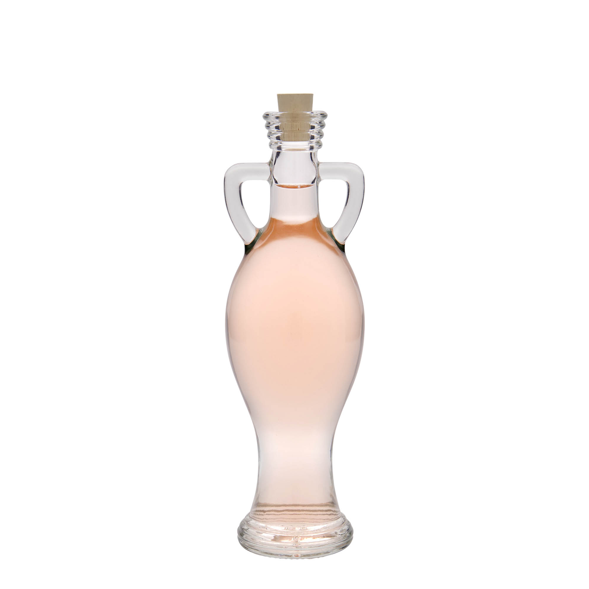 Botella de vidrio de 200 ml 'Ánfora', boca: corcho Botella de vidrio de 200 ml 'Ánfora', boca: corcho