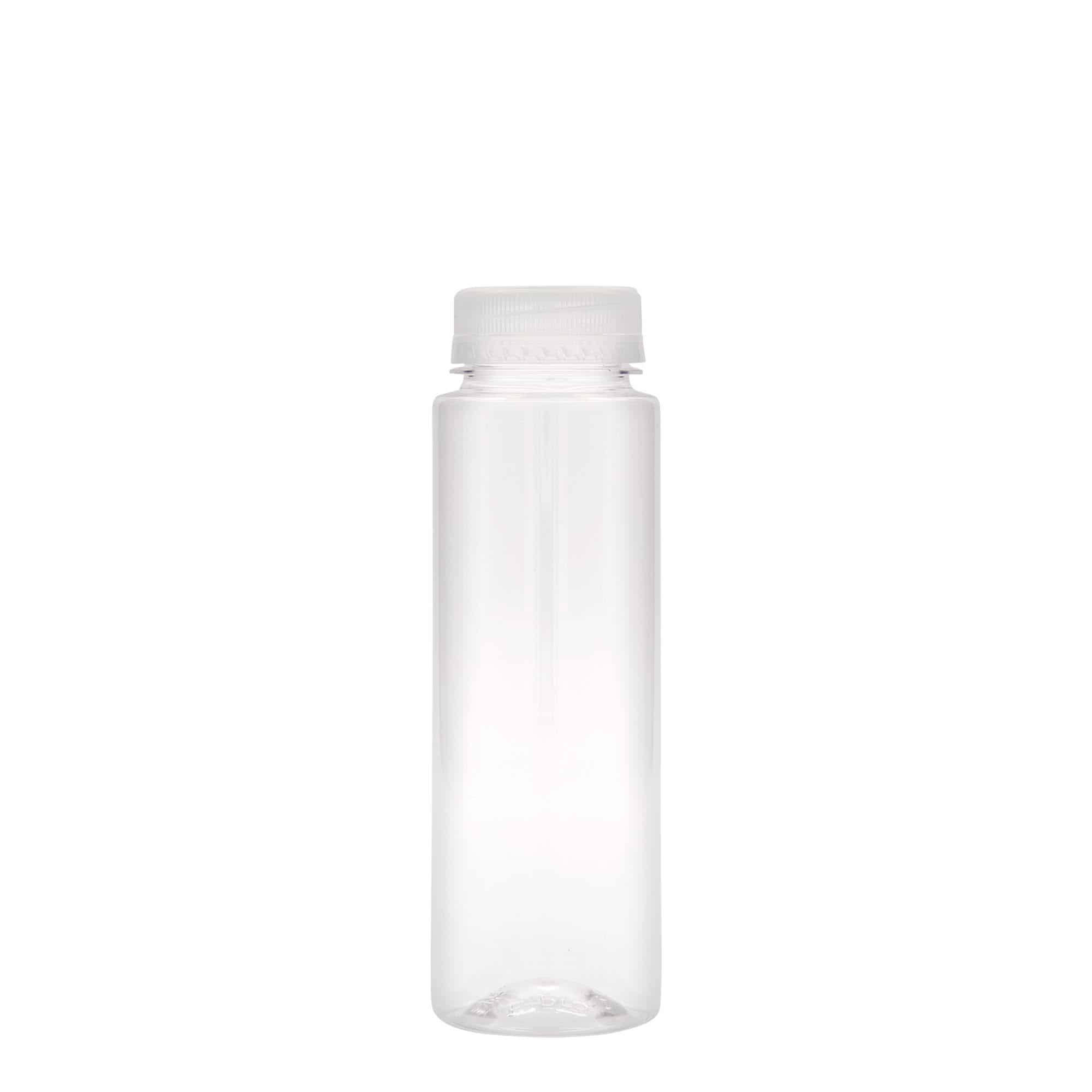Botella de PET 'Everytime' de 250 ml, plástico, boca: 38 mm