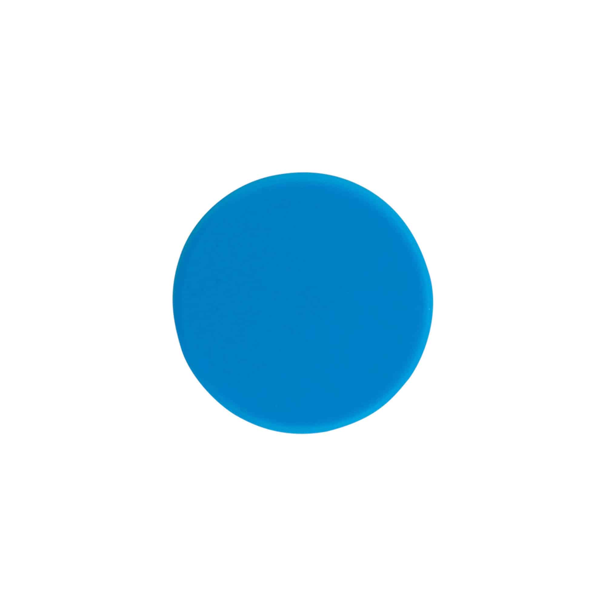Tapón de rosca, ABS, azul agua, para boca: GPI 33/400
