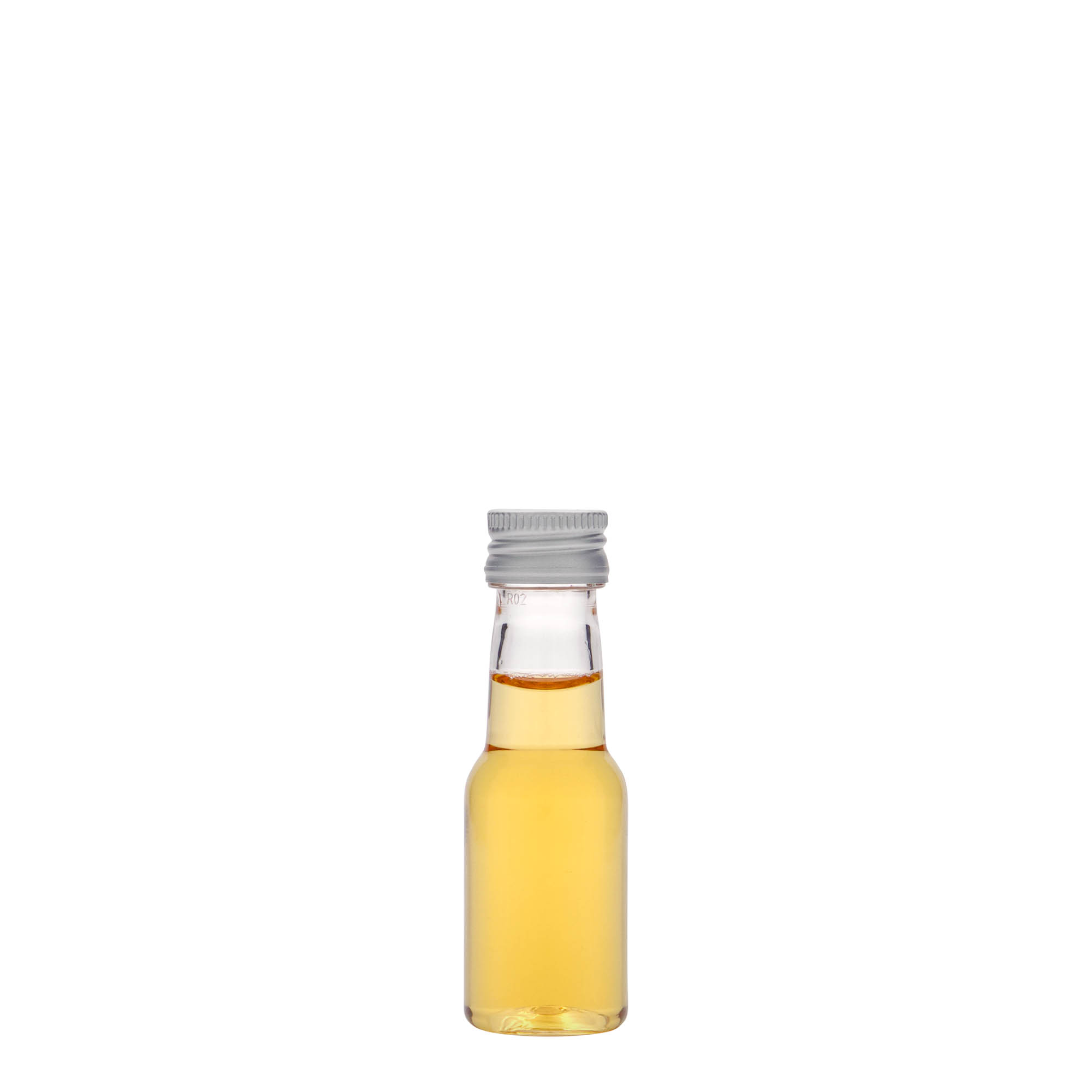 Botella PET de 20 ml 'Theo', plástico, boca: PP 18