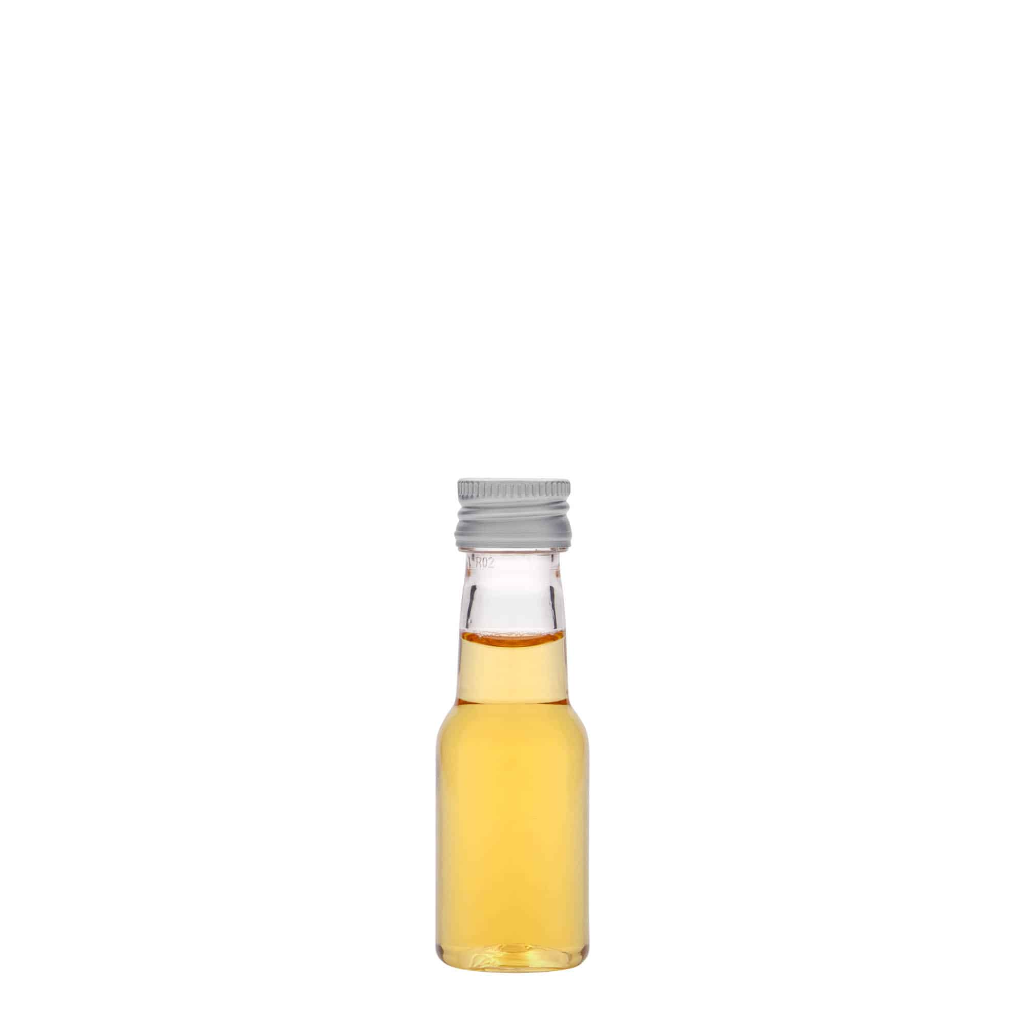 Botella PET de 20 ml 'Theo', plástico, boca: PP 18