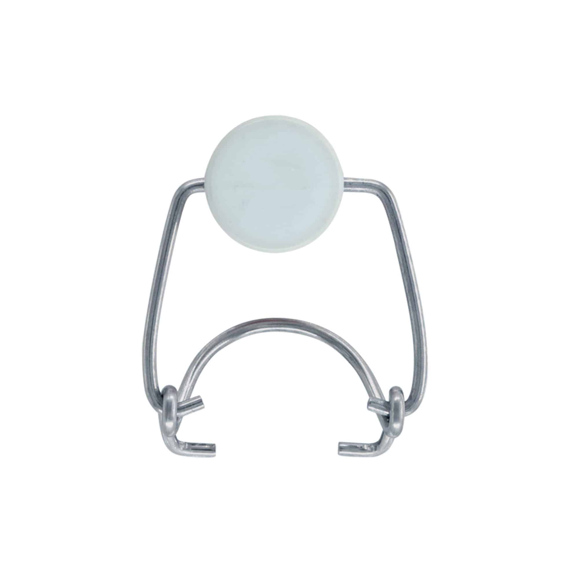 Cierre de palanca estándar #, plástico, rojo-blanco