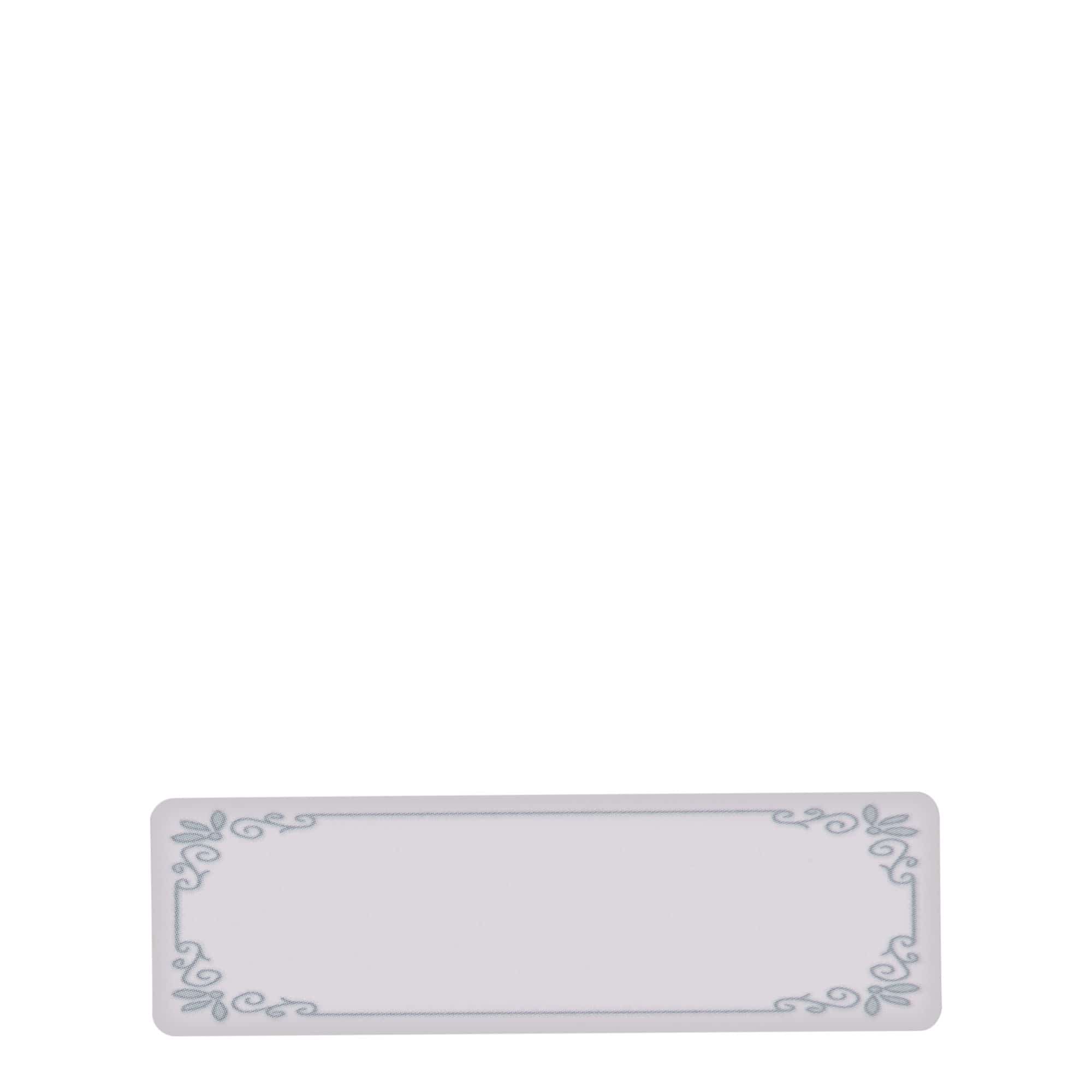 Zweckform Etiquetas 'Marco Azul', rectangulares, papel, blanco-azul