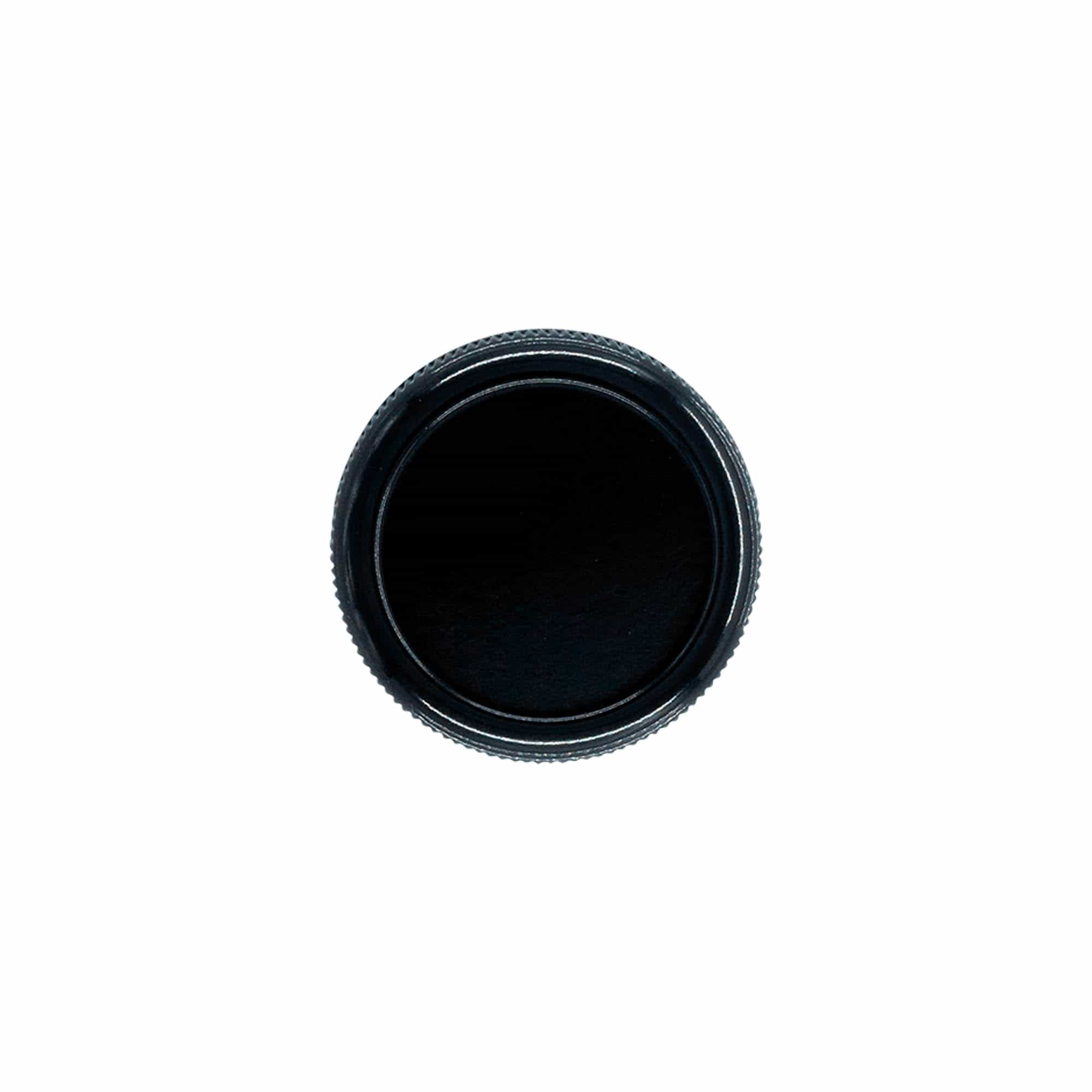 Tapa de rosca 'tintero', plástico HPM, negro