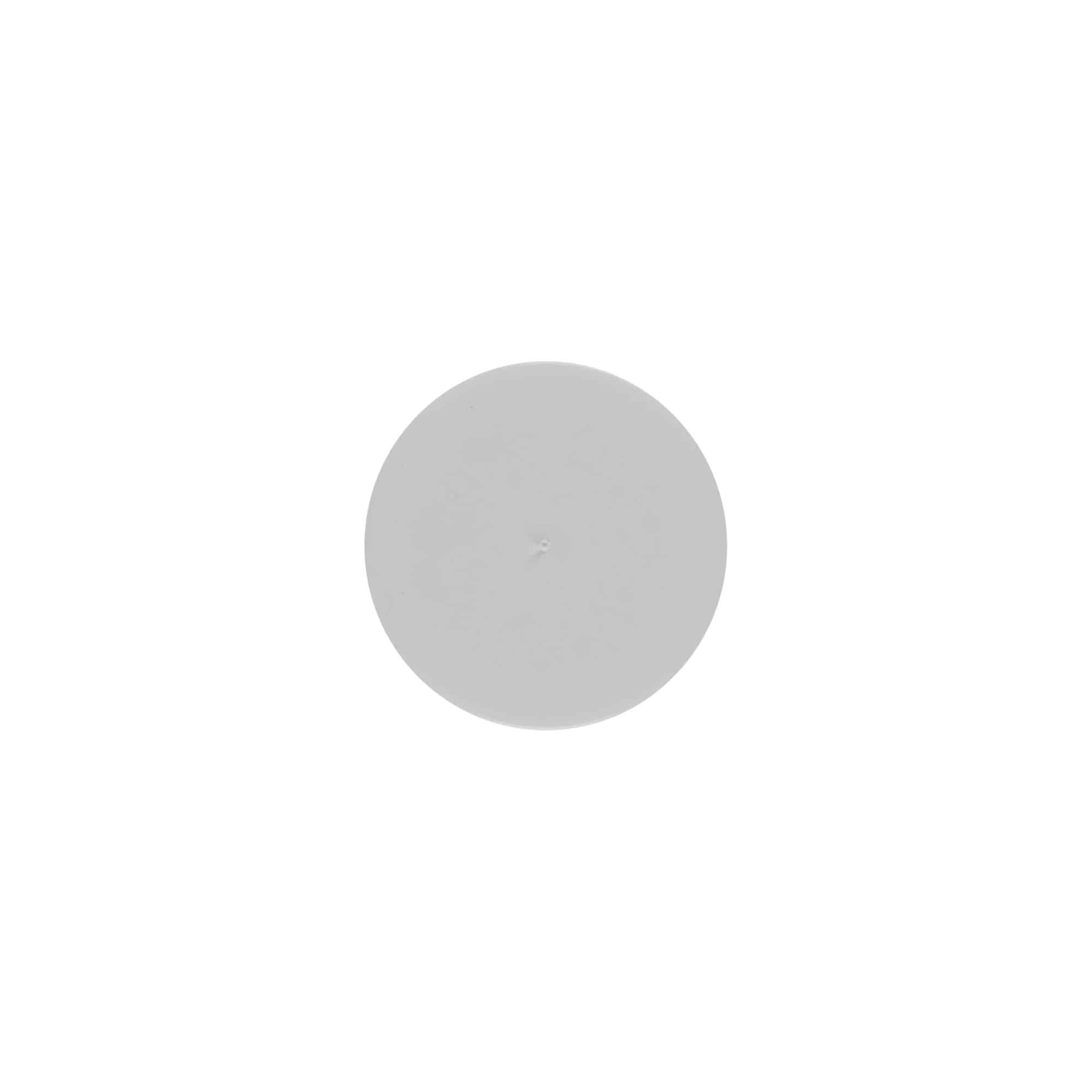 Disco de cubierta para 5 ml 'Bianca', plástico PP, blanco