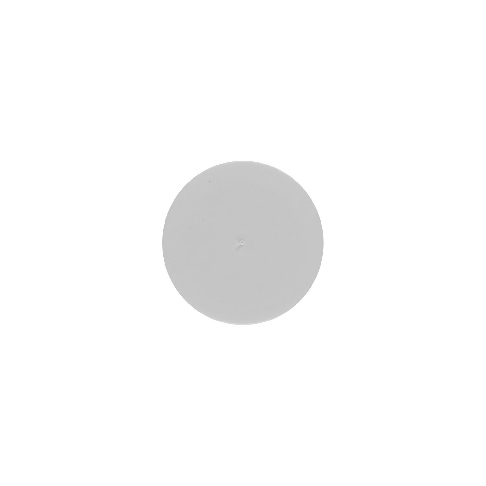 Disco de cubierta para 5 ml 'Bianca', plástico PP, blanco