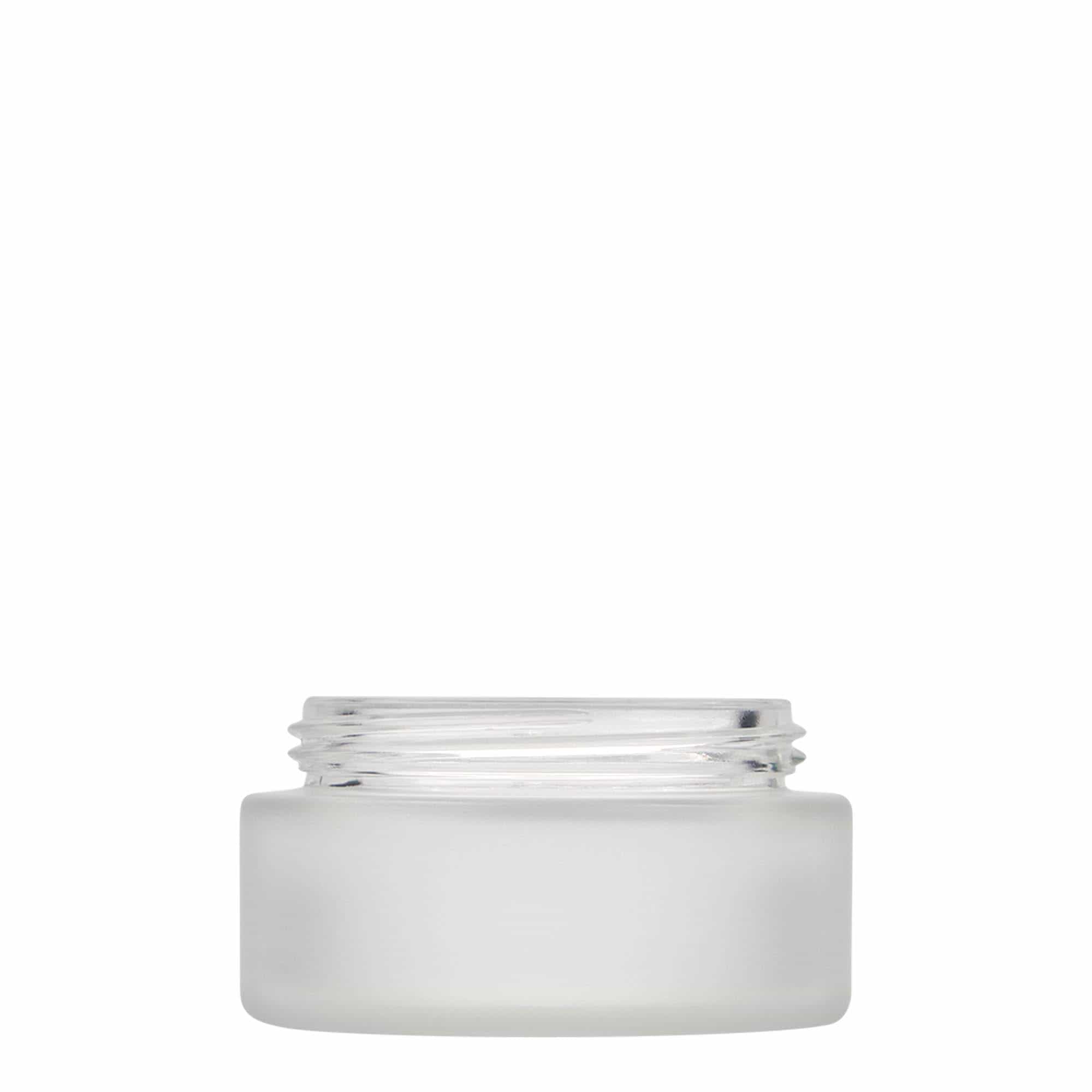 100 ml tarro «Edición Platino», vidrio, esmerilado, boca: cierre de rosca