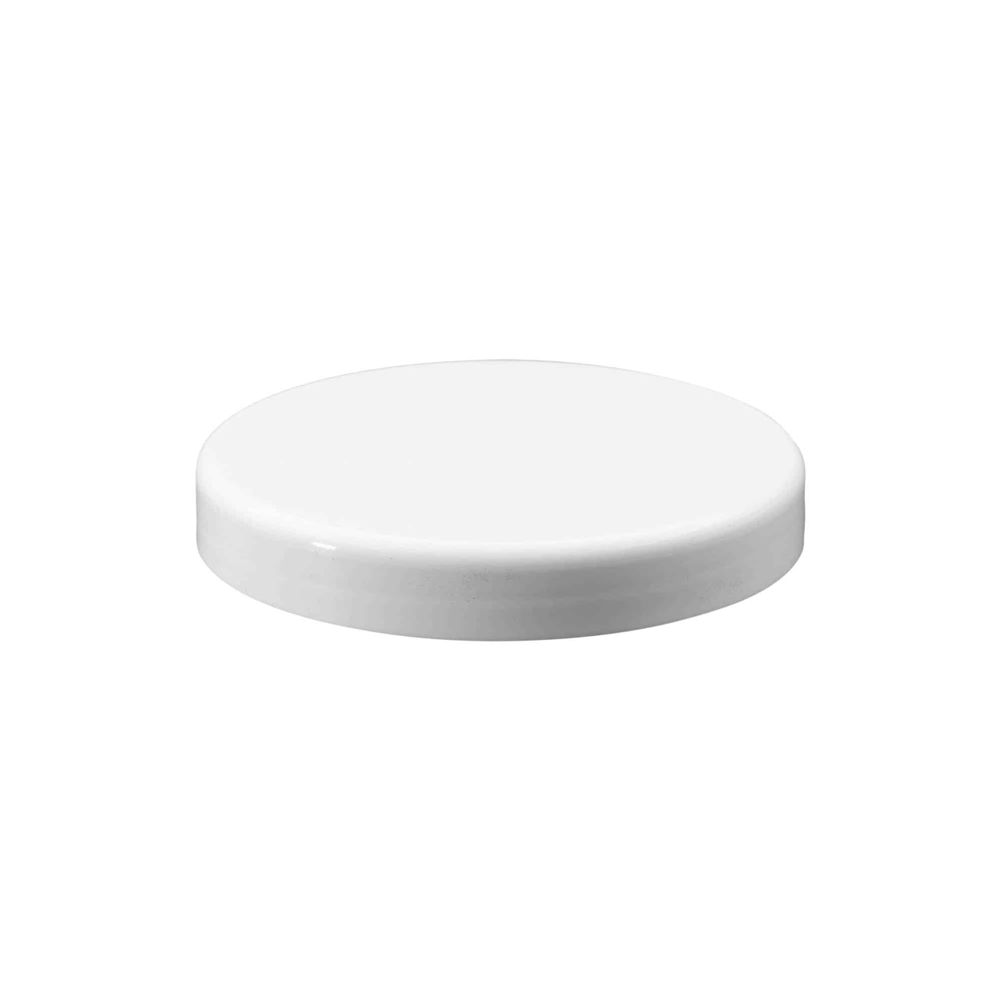 Tapón de rosca, plástico de PP, blanco, para boca: GPI 110/400