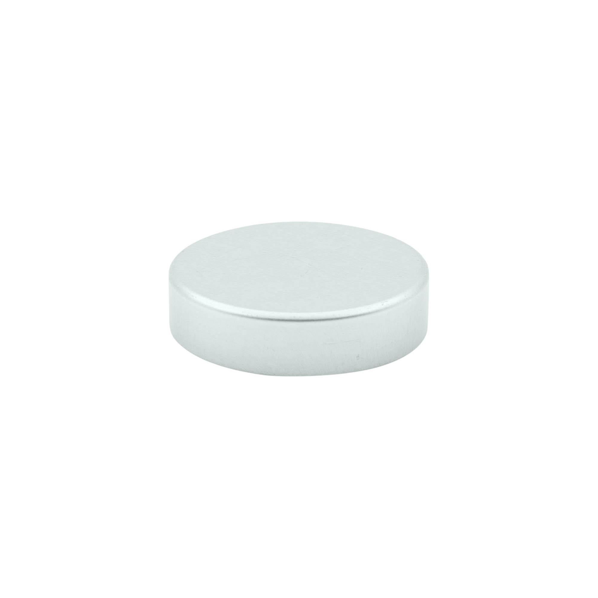 Tapa de rosca, metal, plateado, para boca: 38/400