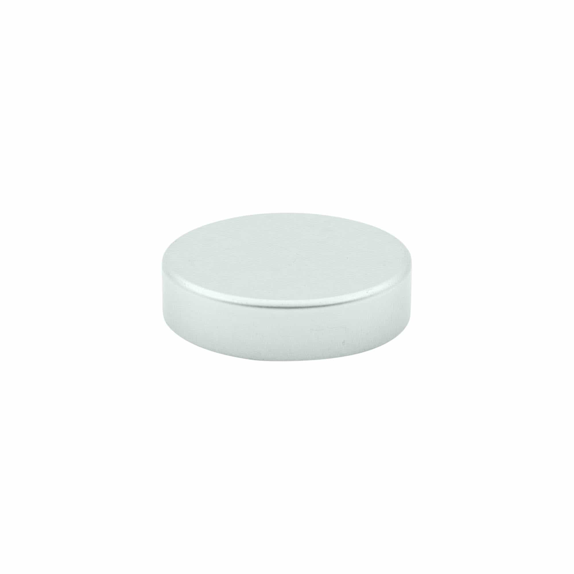 Tapa de rosca, metal, plateado, para boca: 38/400