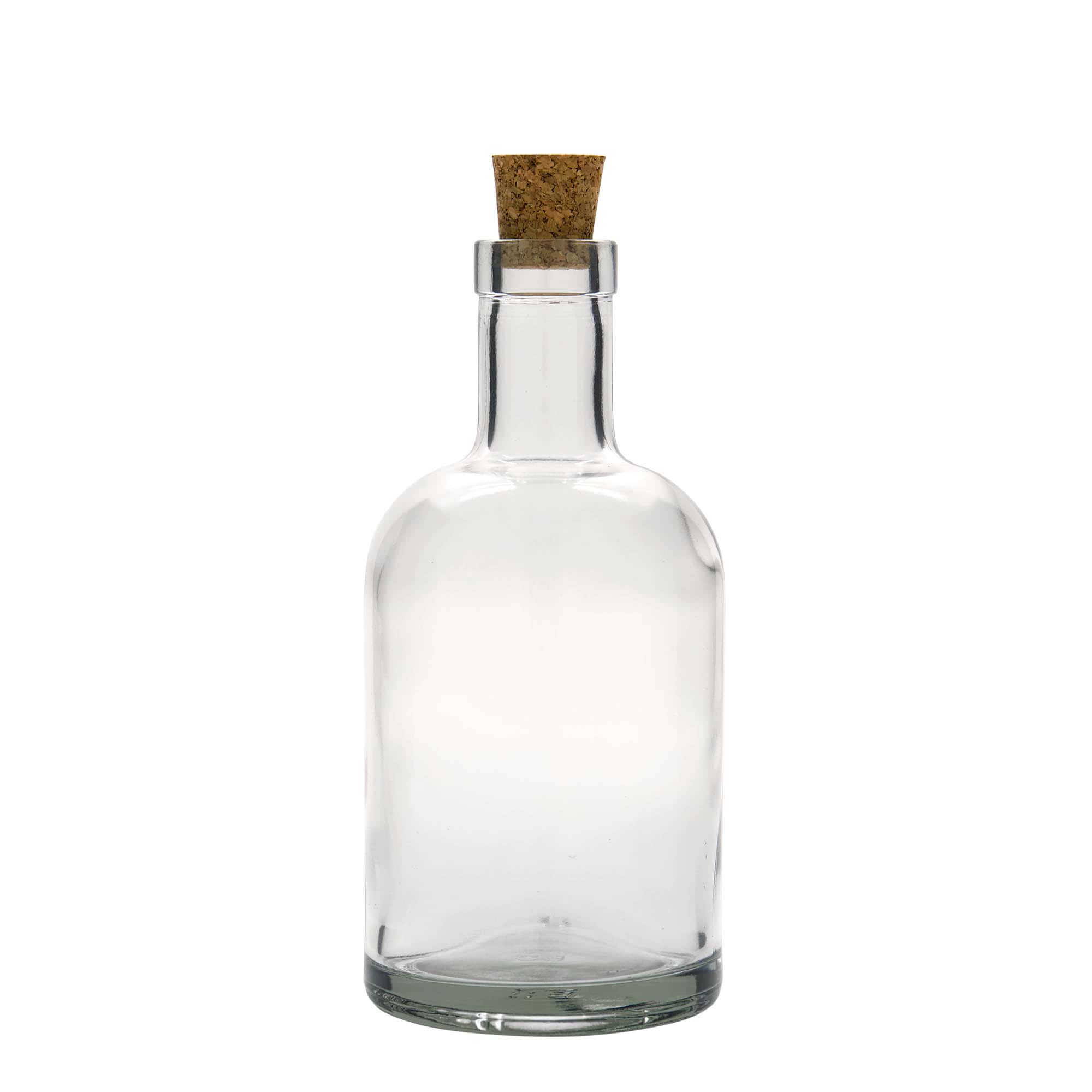 Botella de vidrio 'Claus' de 500 ml, boca: corcho