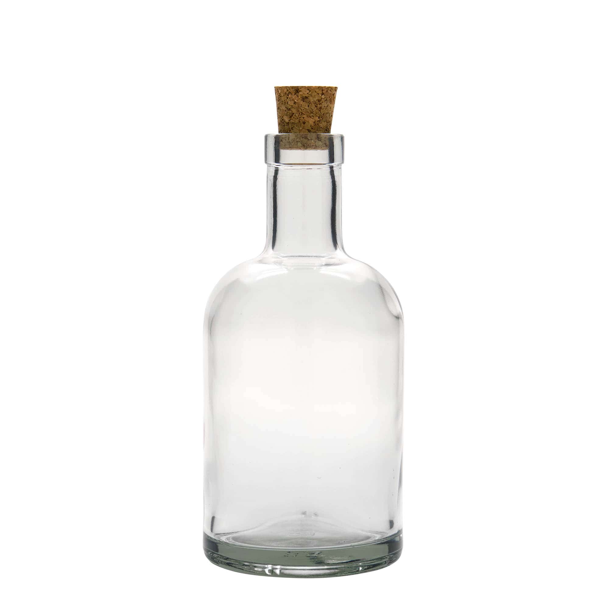 Botella de vidrio de 500 ml 'Claus', boca: corcho