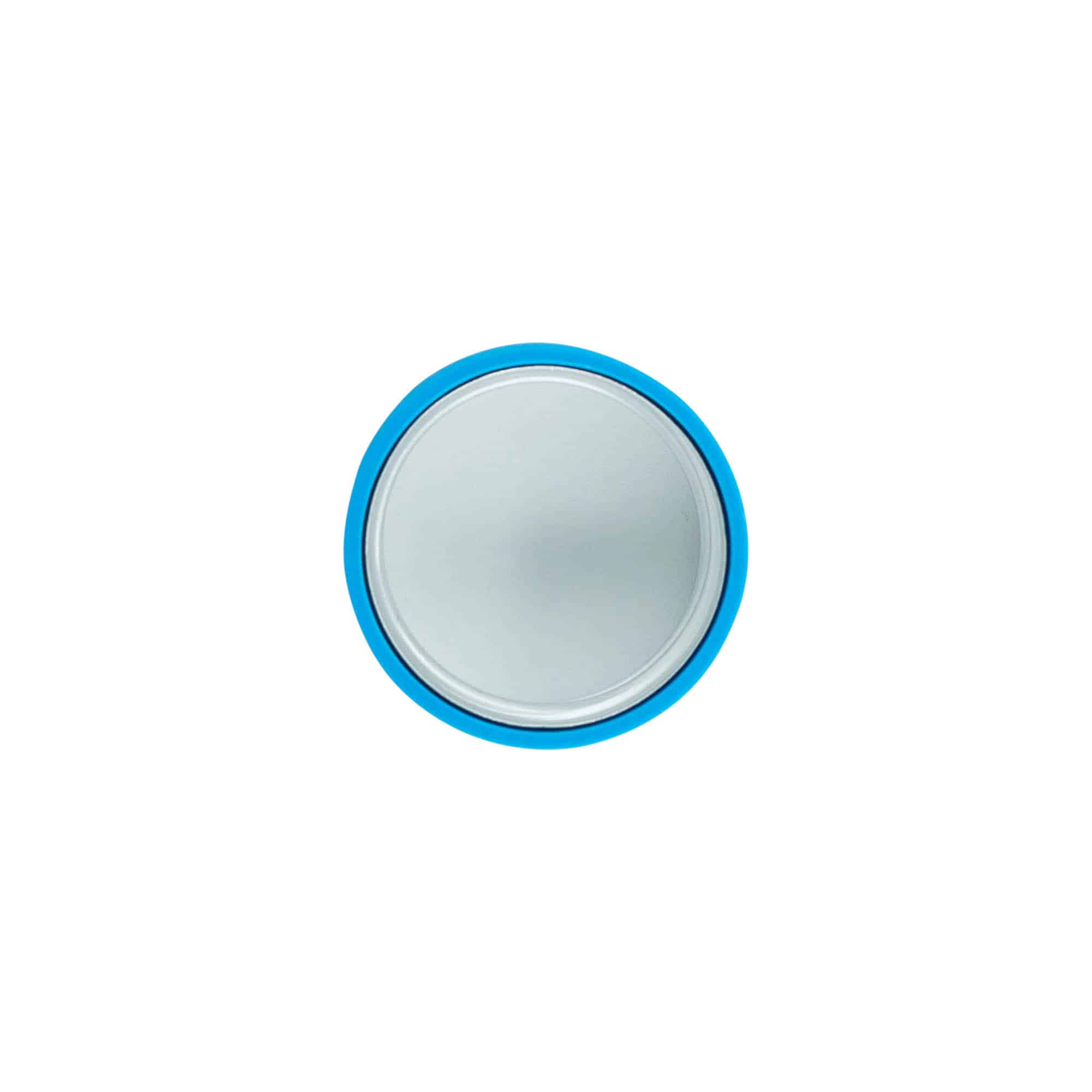 Tapón de rosca, ABS, azul agua, para boca: GPI 28/400