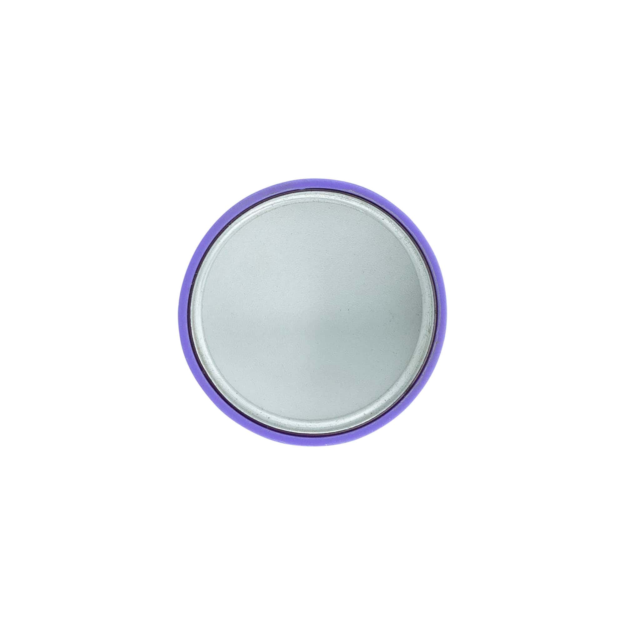 Tapa roscada, plástico ABS, violeta, para boca: GPI 33/400