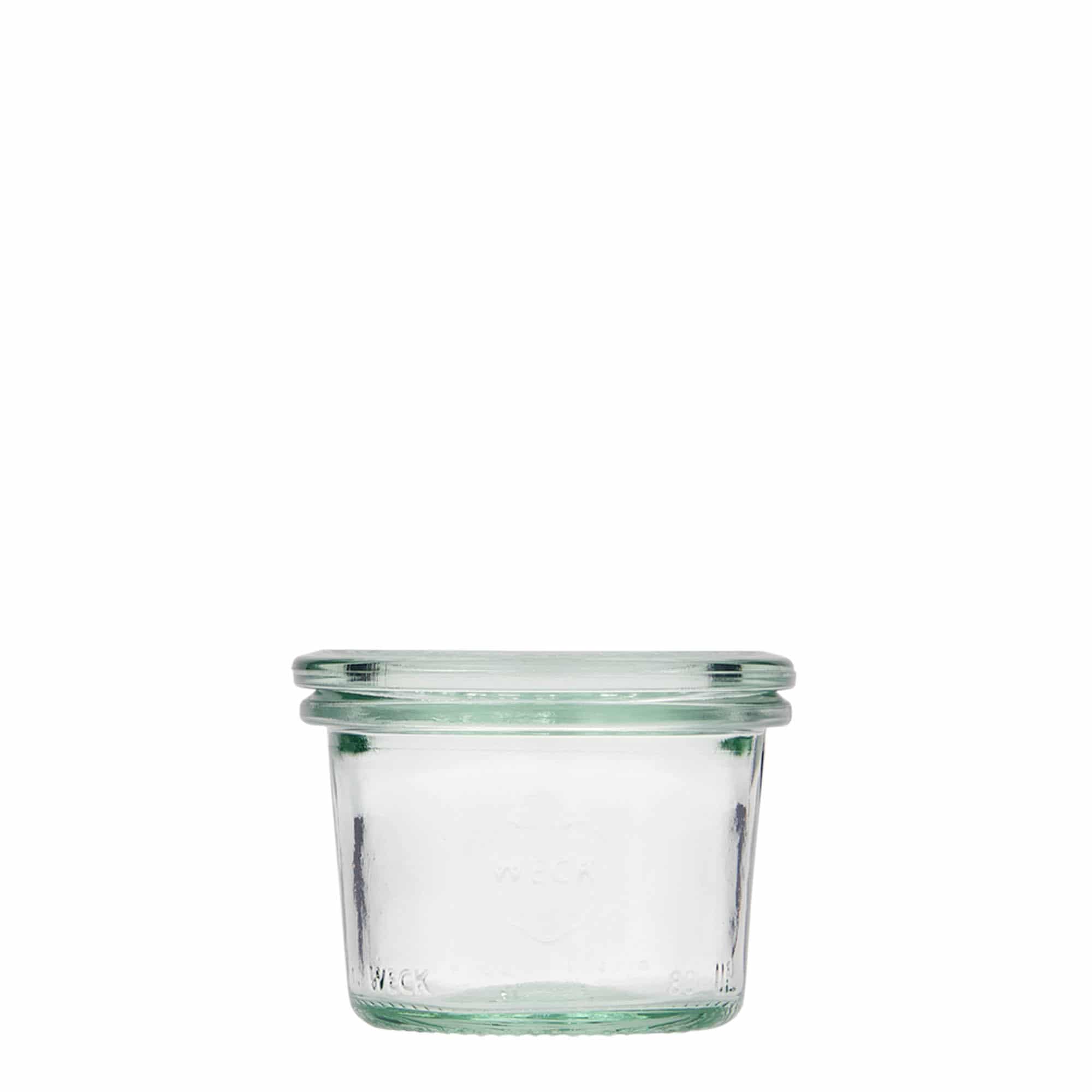 80 ml tarro WECK con boca: borde redondo