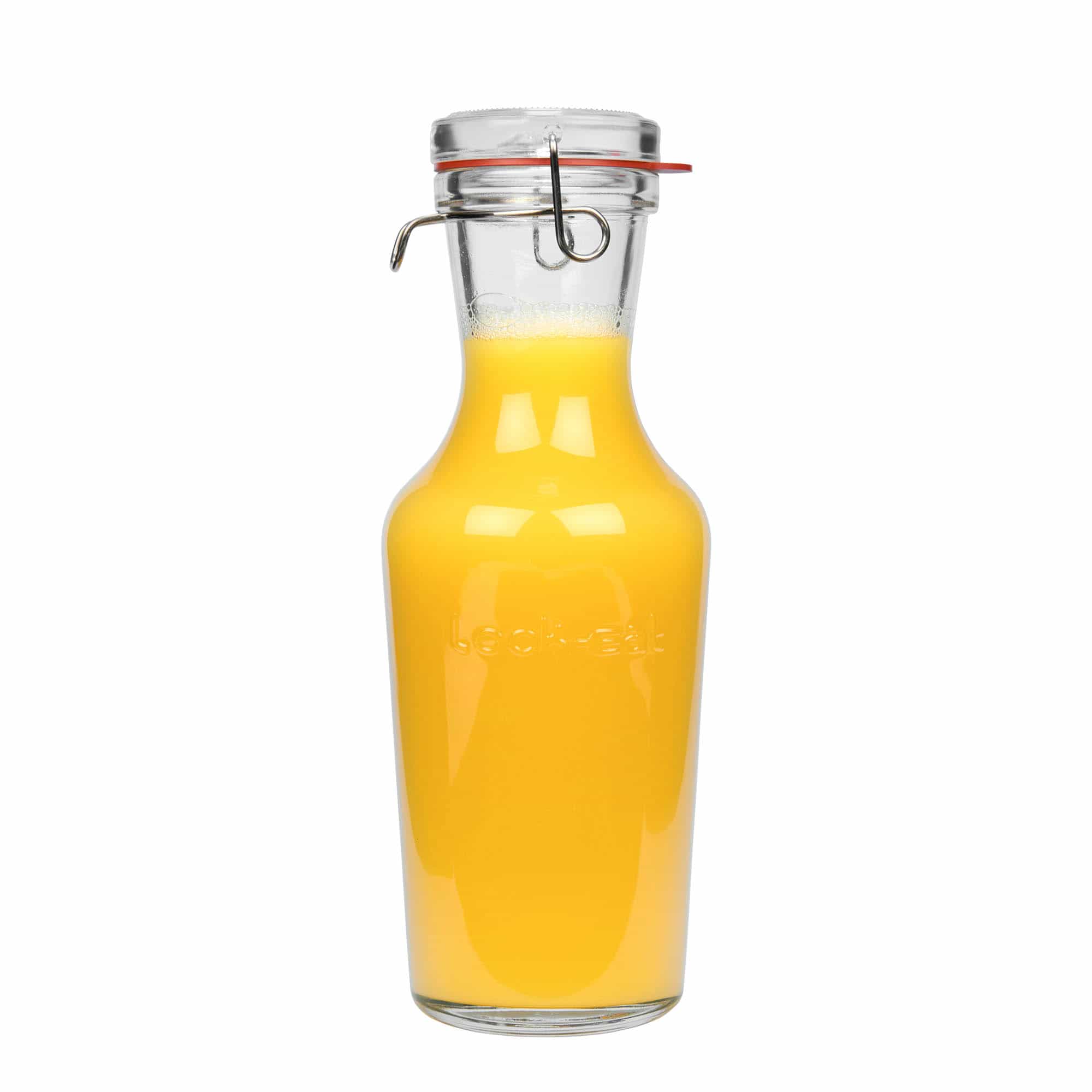 Jarra de vidrio 'Lock-Eat' de 1000 ml, boca: cierre mecánico