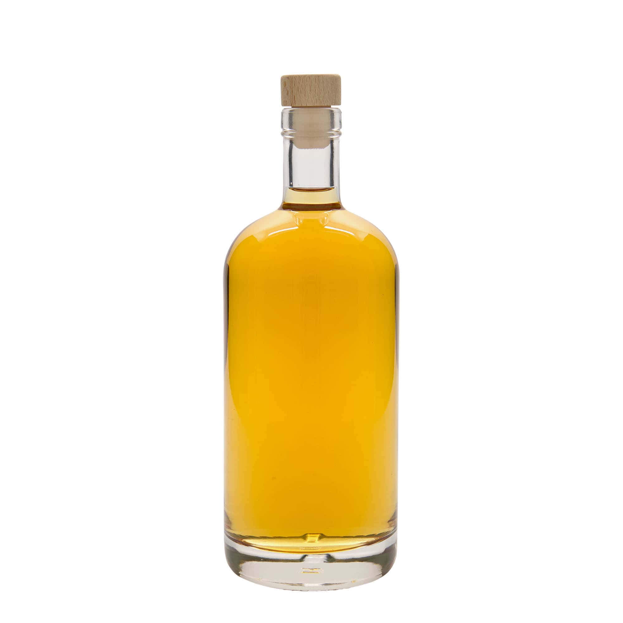 Botella de vidrio 'Linea Uno' de 700 ml, boca: corcho