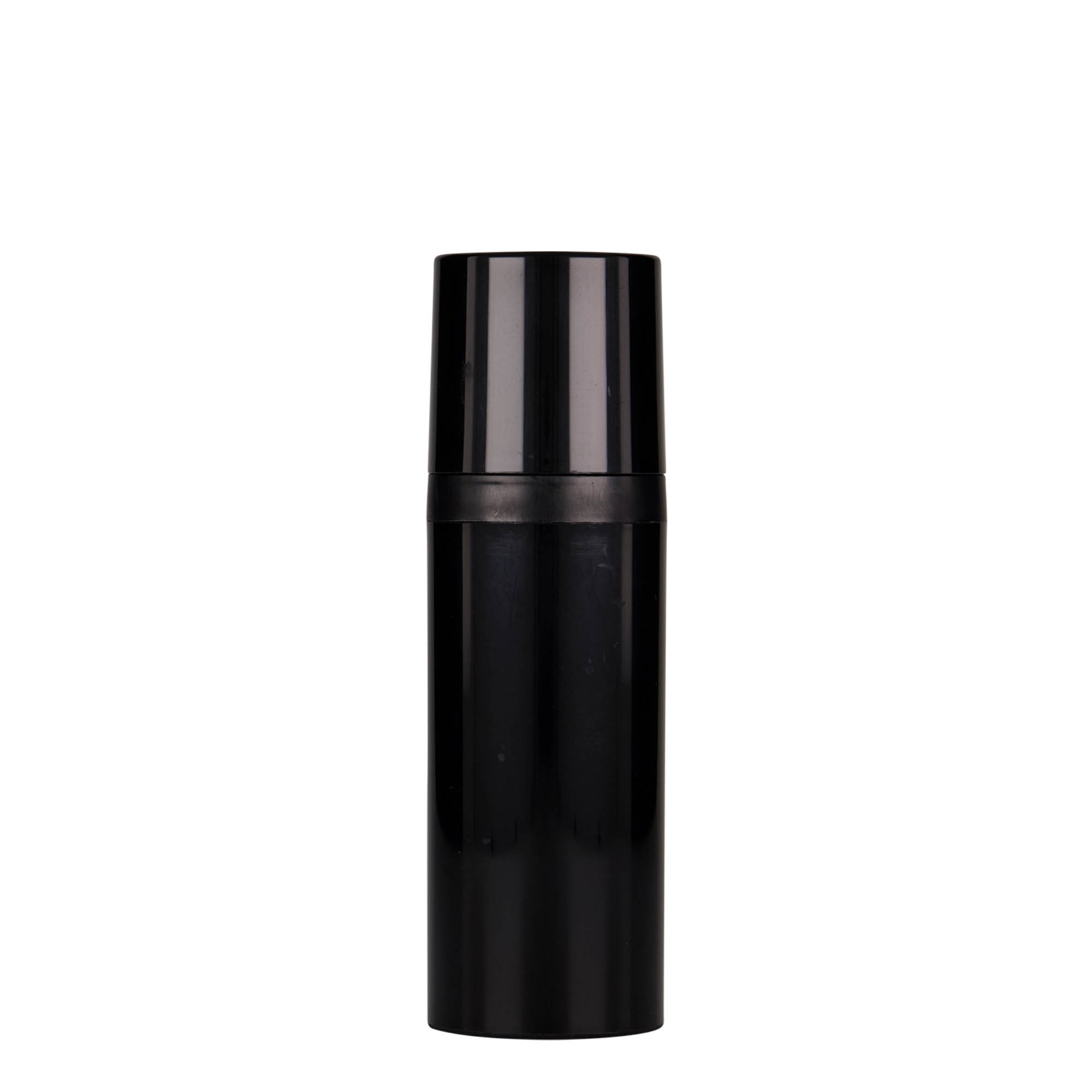 Dispensador Airless de 50 ml 'Mezzo', plástico PP, negro