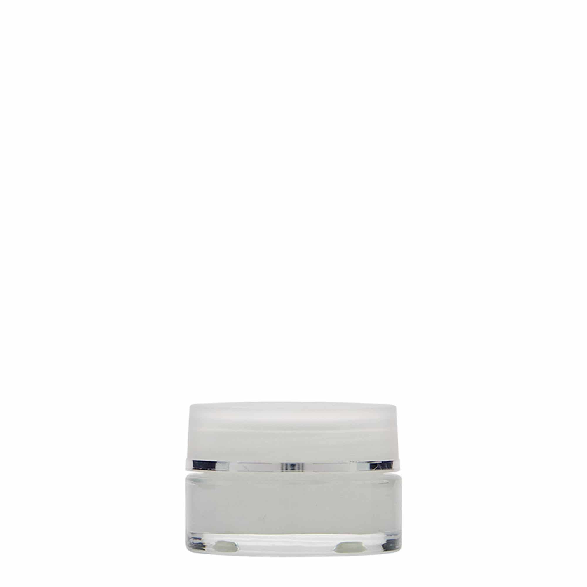 15 ml tarro 'Clear Edition', vidrio, boca: cierre de rosca