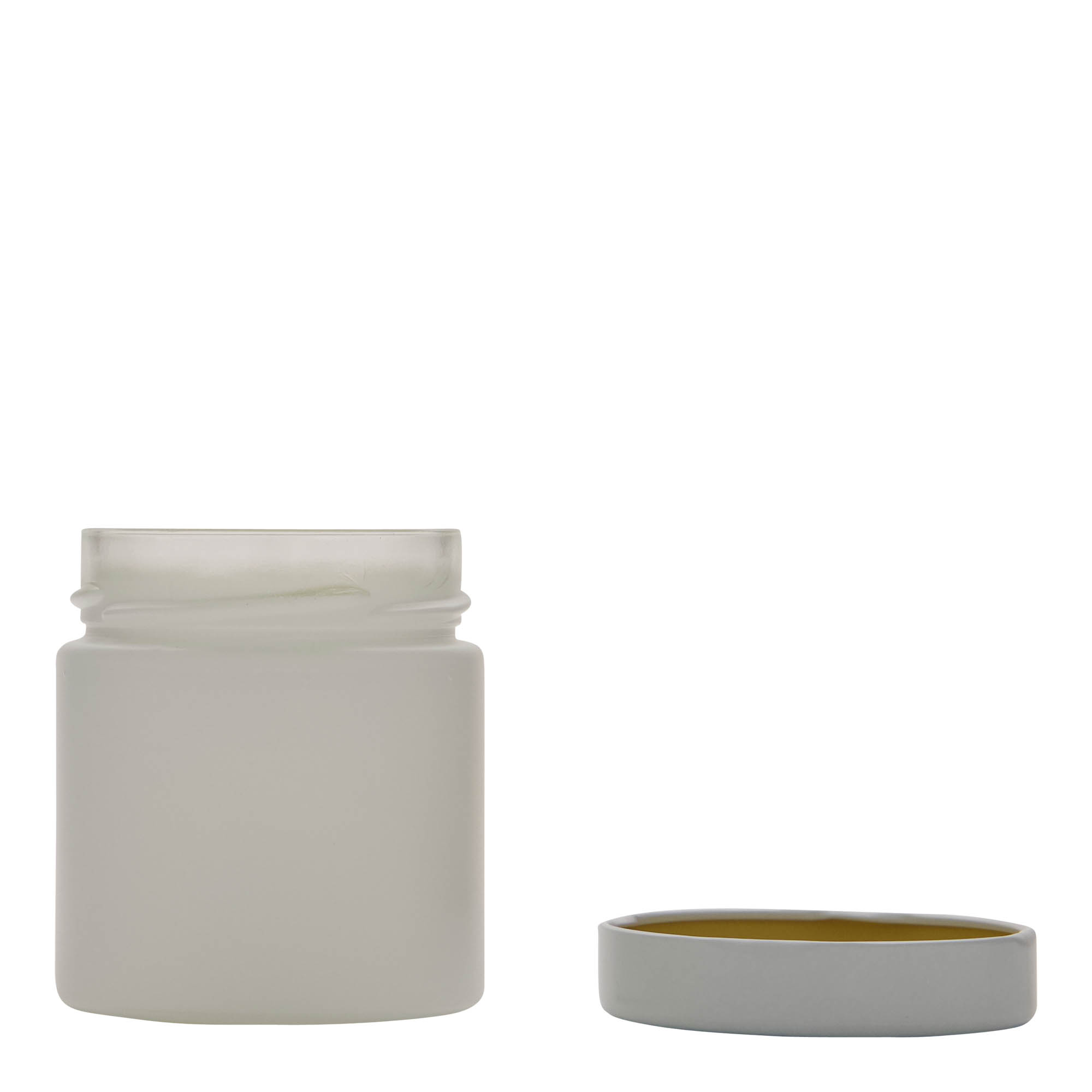 212 ml vaso redondo 'Aurora', blanco, boca: Deep-Twist-Off (DTO 66) 212 ml vaso redondo 'Aurora', blanco, boca: Deep-Twist-Off (DTO 66)