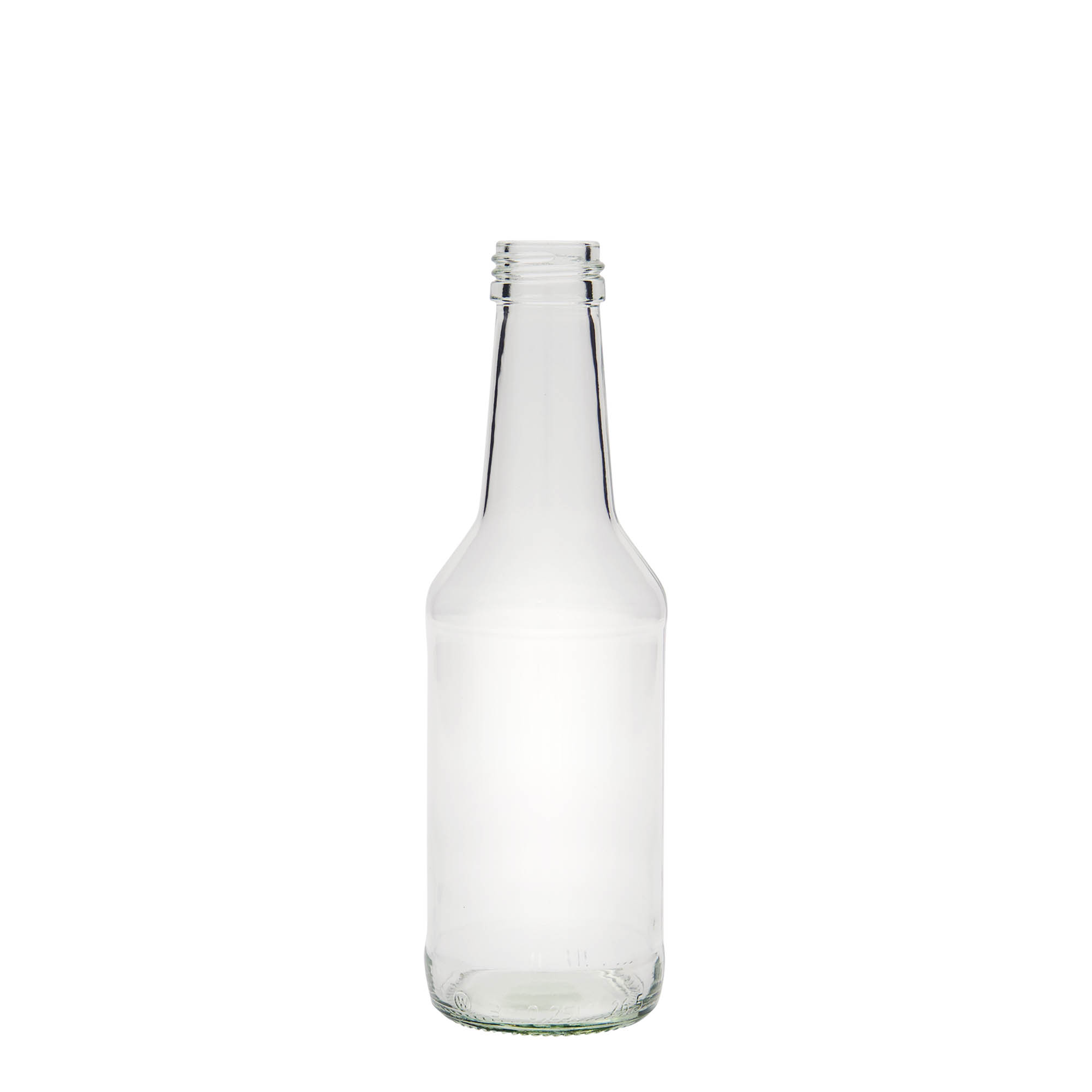 Botella de vidrio de 250 ml 'Nils', boca: PP 28 Botella de vidrio de 250 ml 'Nils', boca: PP 28