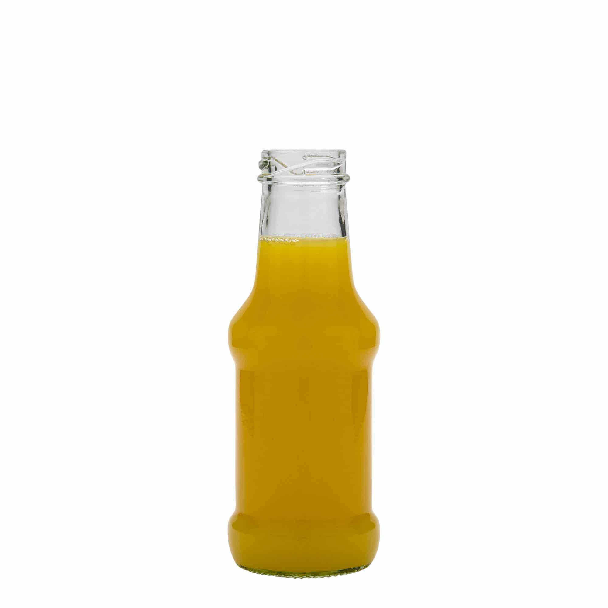 Botella para salsa de 250 ml, vidrio, boca: Twist-Off (TO 38)