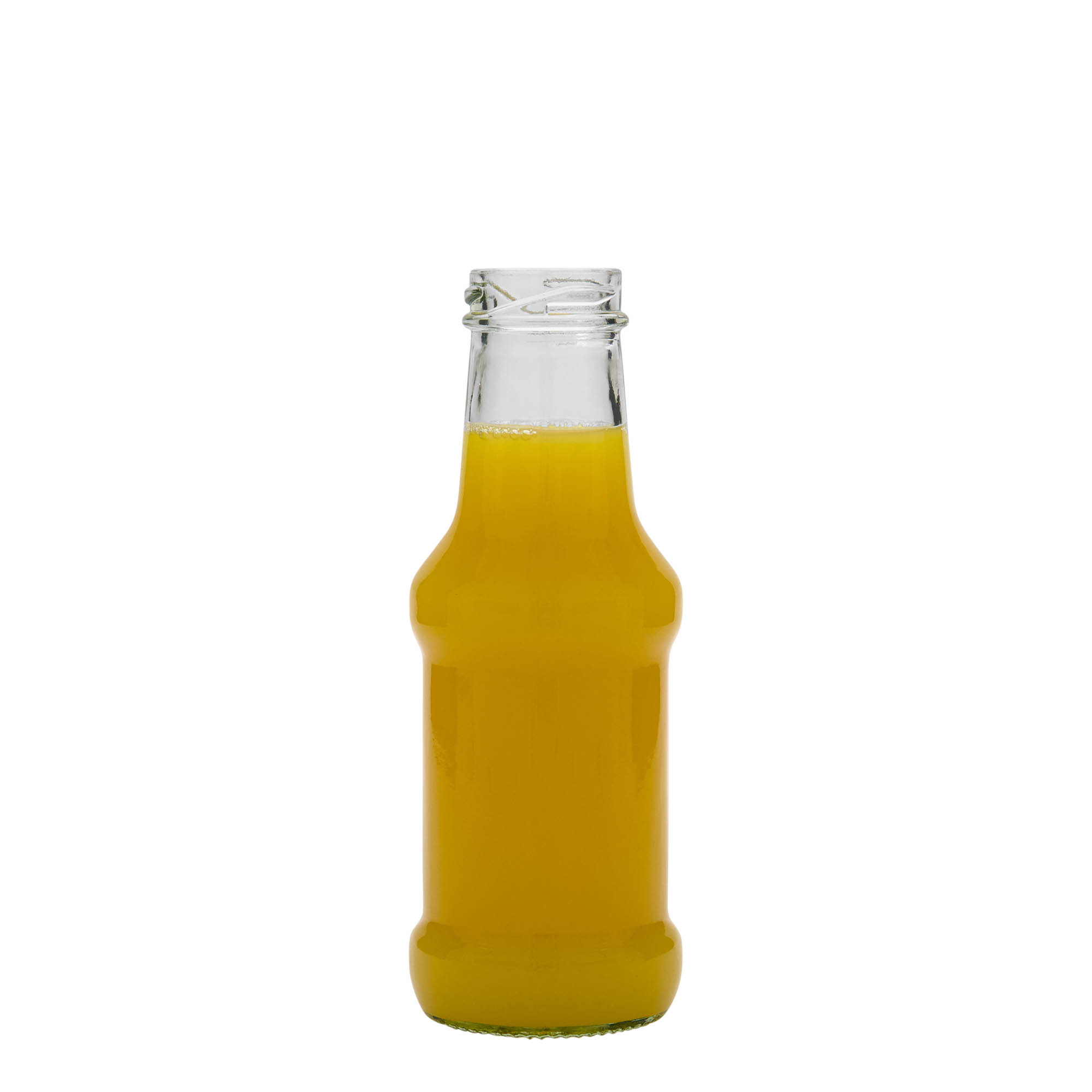 Botella para salsa de 250 ml, vidrio, boca: rosca (TO 38) Botella para salsa de 250 ml, vidrio, boca: rosca (TO 38)