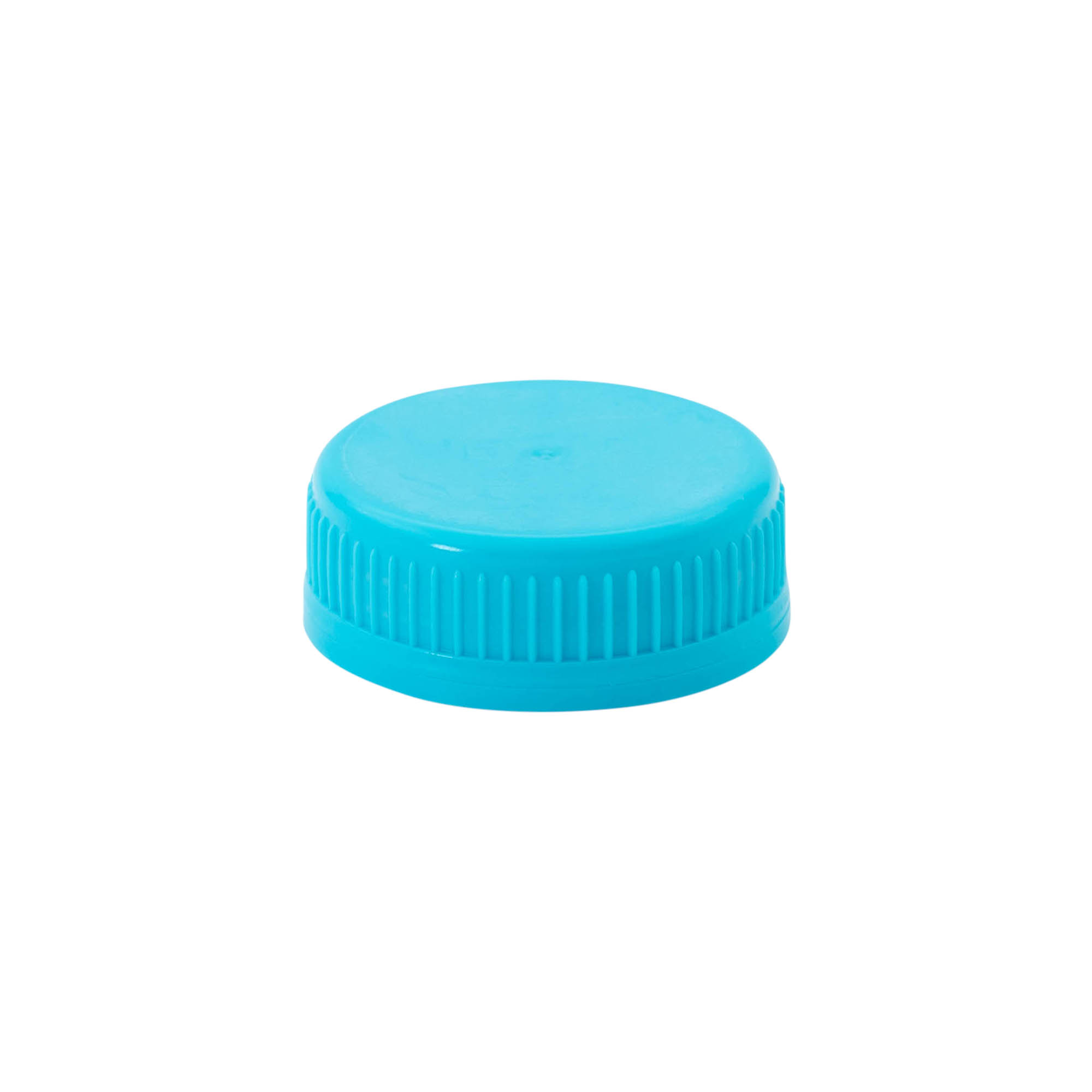 Tapa roscada 40 mm, plástico PE, azul claro Tapa roscada 40 mm, plástico PE, azul claro