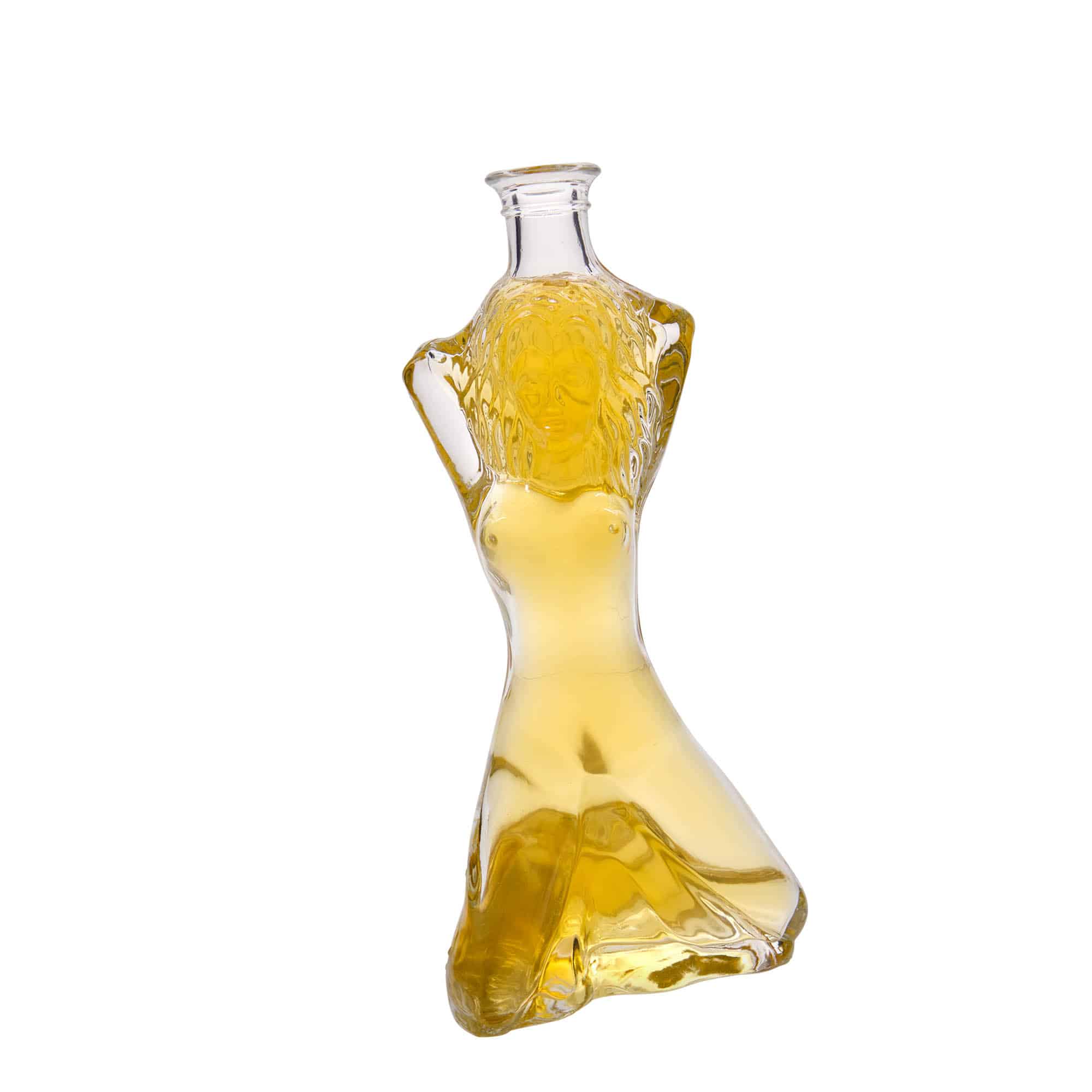 Botella de vidrio 'Lexy' de 350 ml, boca: corcho