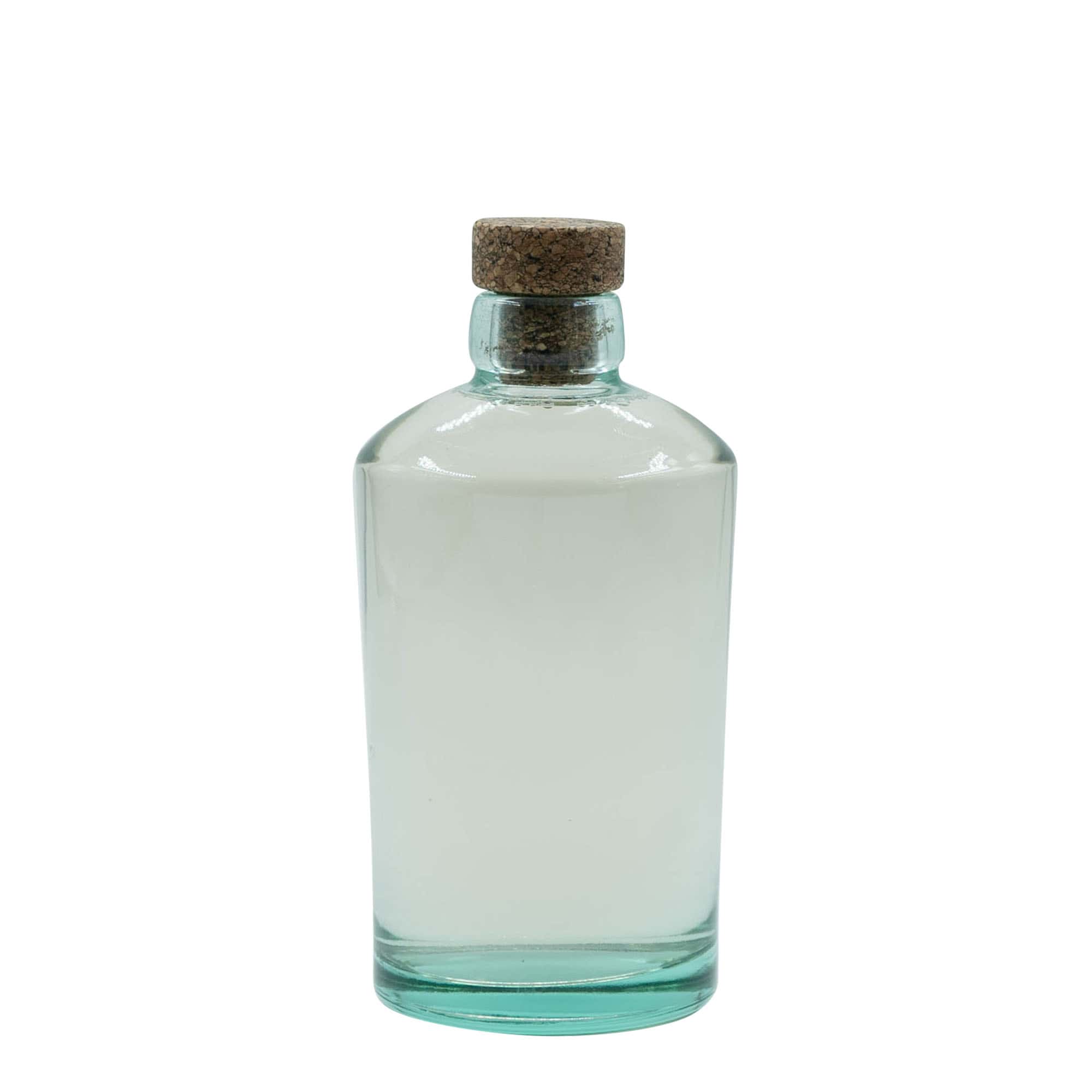 Botella de vidrio 'Barrel' de 500 ml, boca: corcho