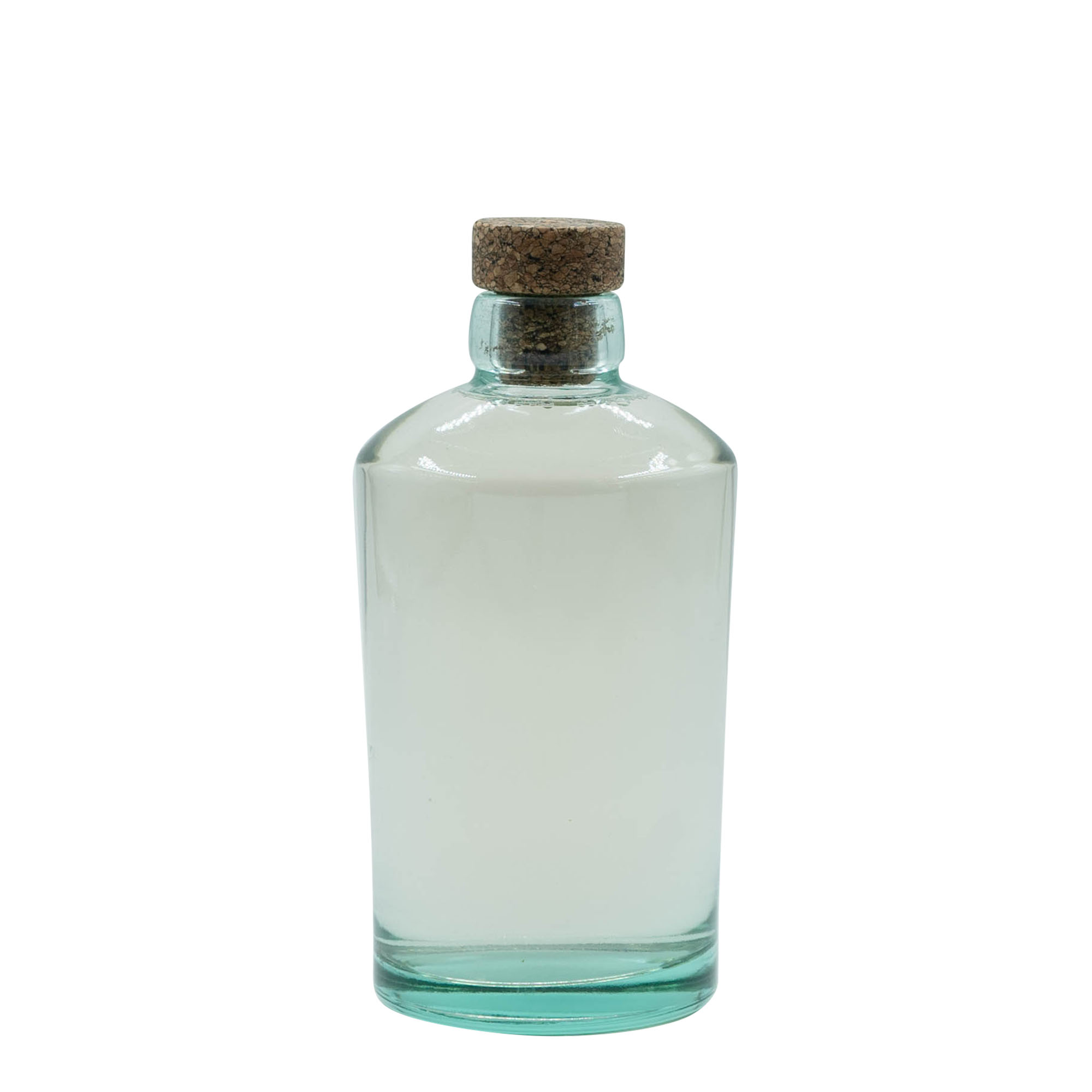 Botella de vidrio de 500 ml 'Barril', boca: corcho