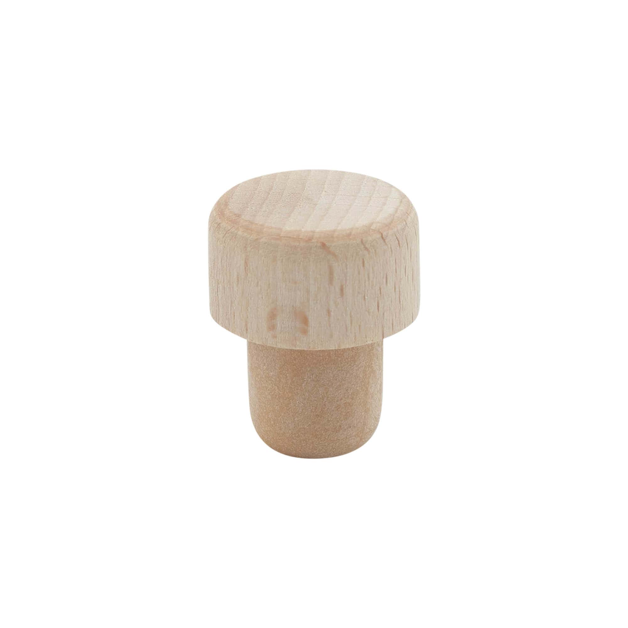Tapón de corcho con abertura dosificadora de 19 mm, madera/plástico, beige, para boca: corcho