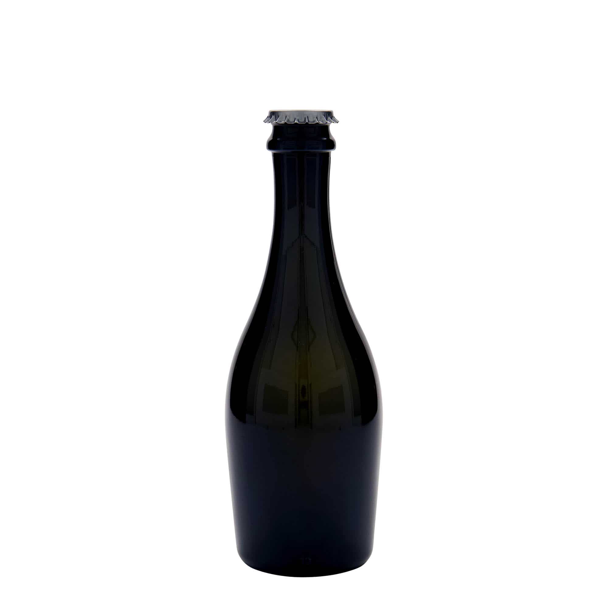 Botella de cava 'Carmen' de 330 ml, vidrio, verde antiguo, boca: chapa