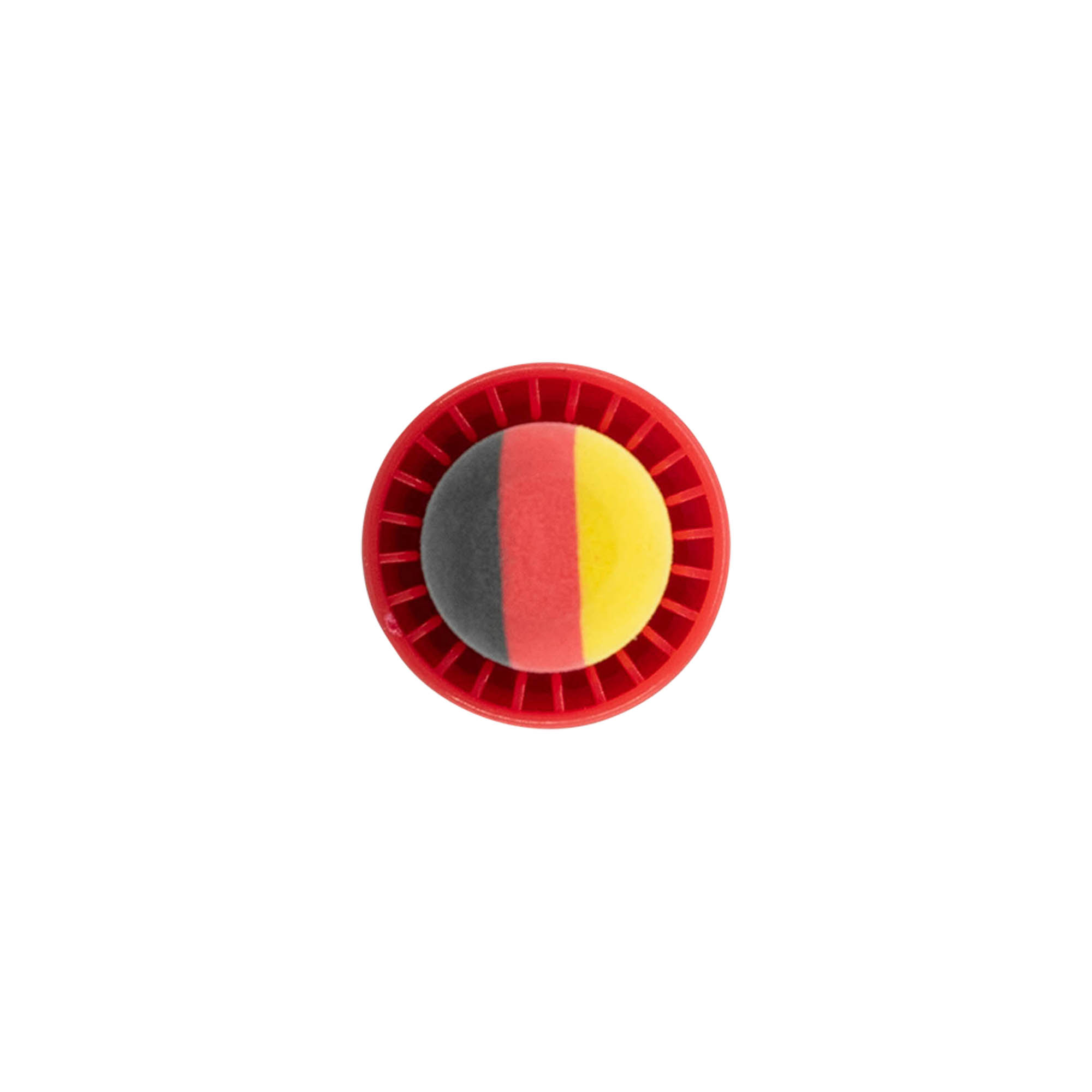 Tapón de corcho con asa 19 mm «Deutschland», plástico, multicolor, para boca: corcho