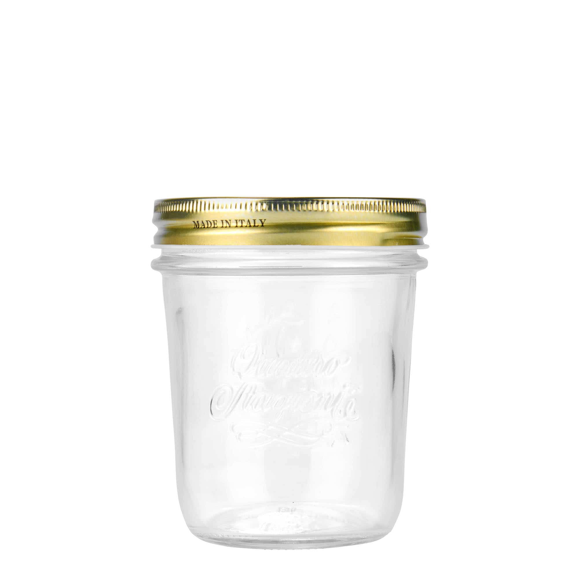 Tarro de vidrio cilíndrico 'Quattro Stagioni Terrina' de 320 ml, boca: tapón de rosca Tarro de vidrio cilíndrico 'Quattro Stagioni Terrina' de 320 ml, boca: tapón de rosca