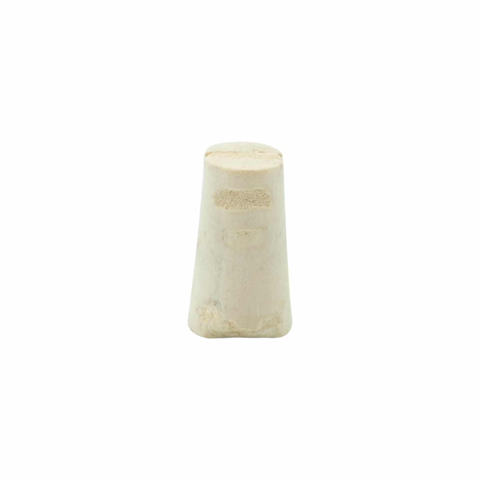 Tapón cónico 9-12 x 22, corcho natural, blanqueado, para boca: corcho
