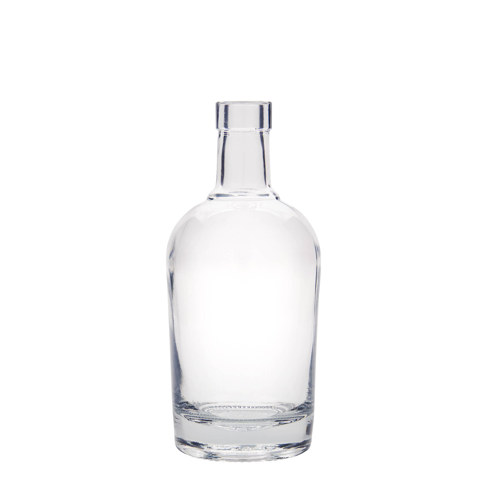 Botella de vidrio de 500 ml 'Amarillo', boca: corcho