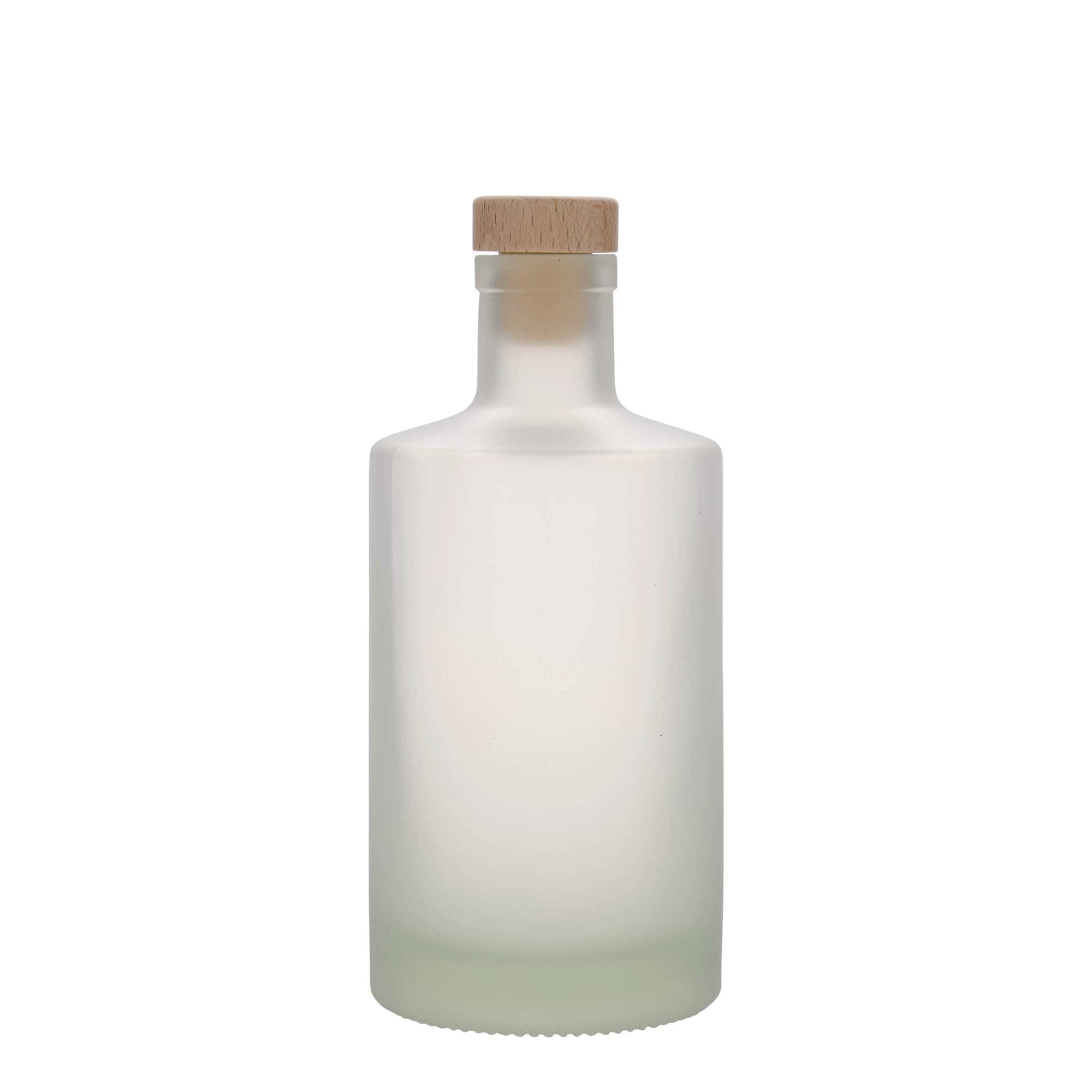 Botella de cristal de 500 ml «Caroline», enfriada, boca: corcho