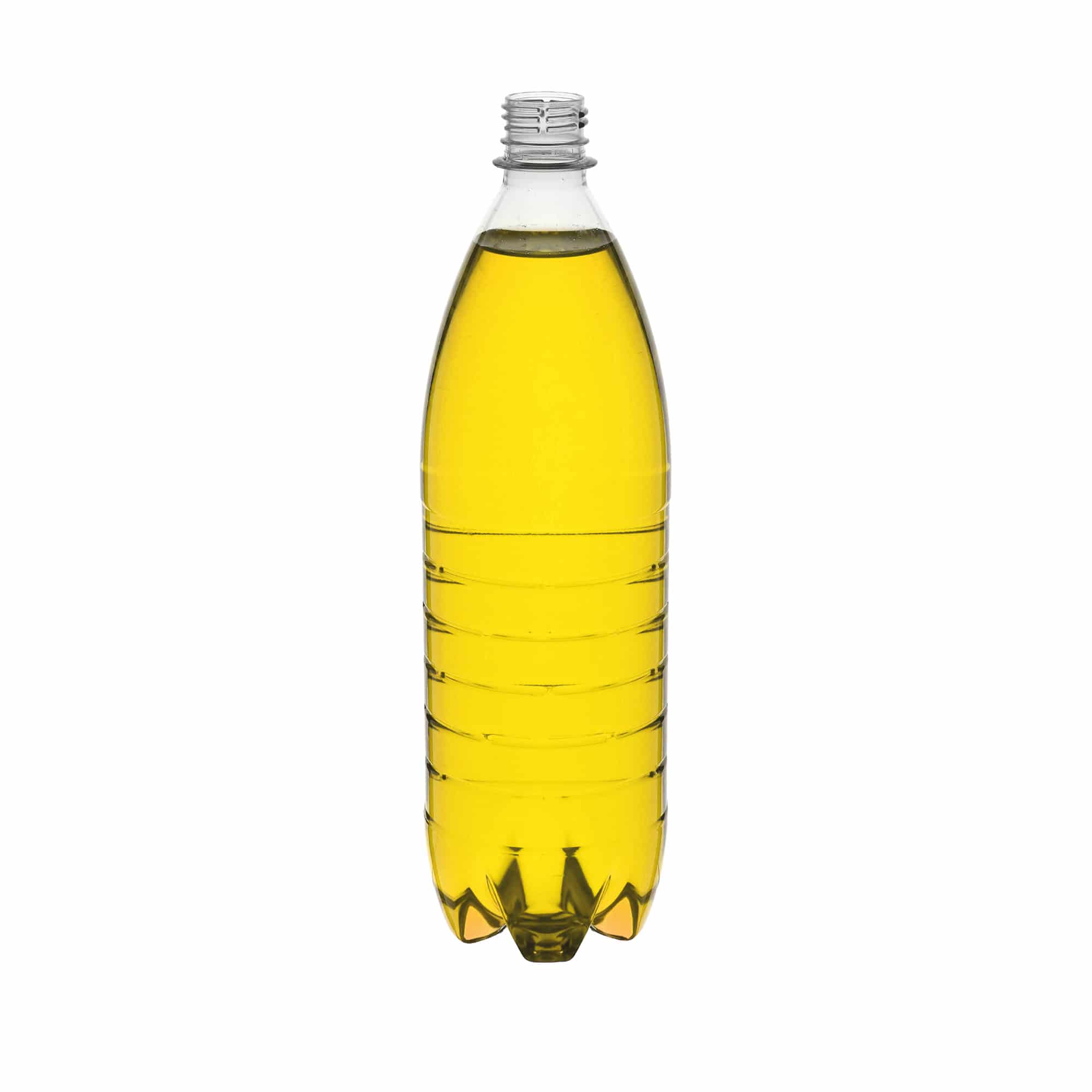 Botella de PET 'Universal' de 1000 ml, plástico, boca: PCO28