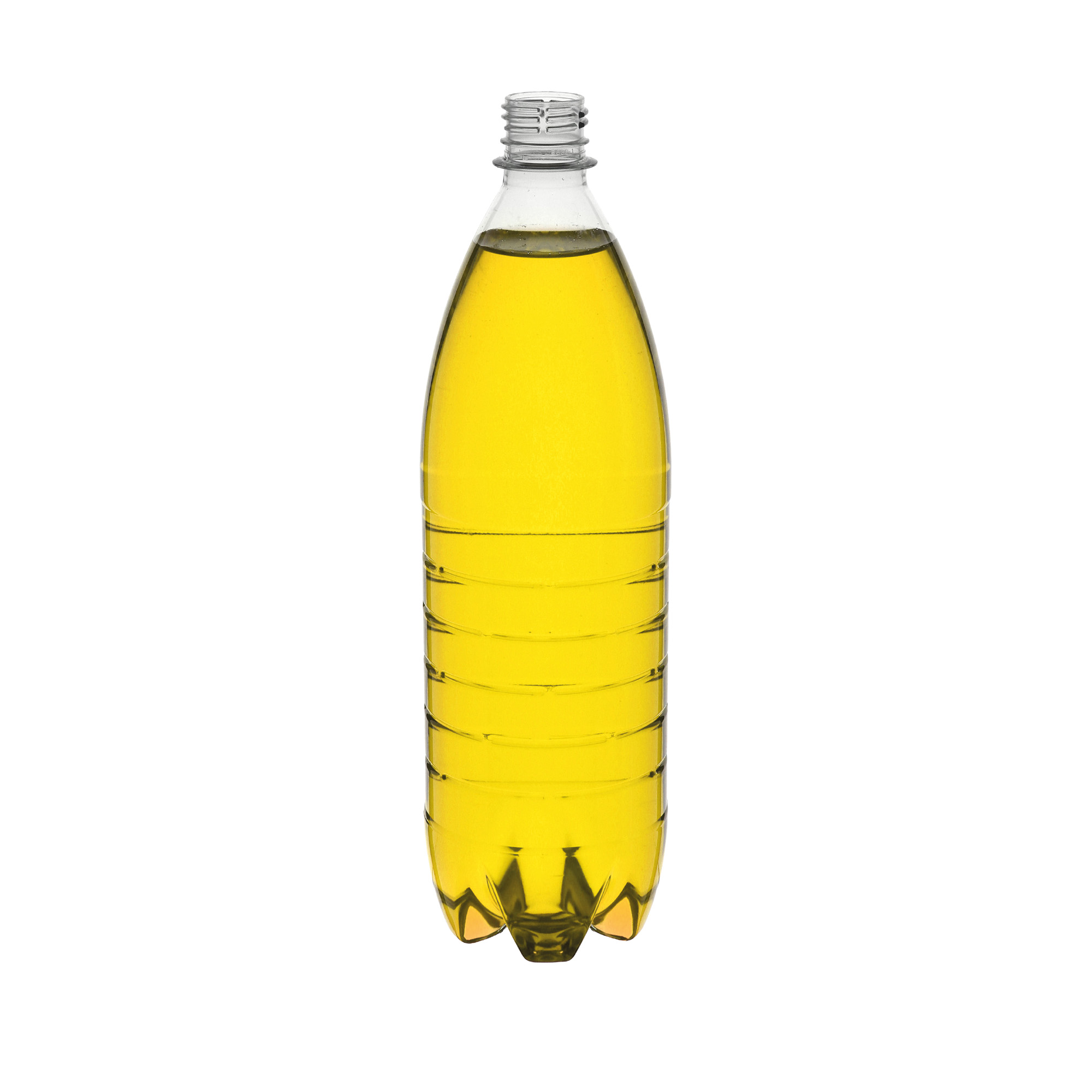 Botella universal de PET de 1000 ml, plástico, boca: PCO28