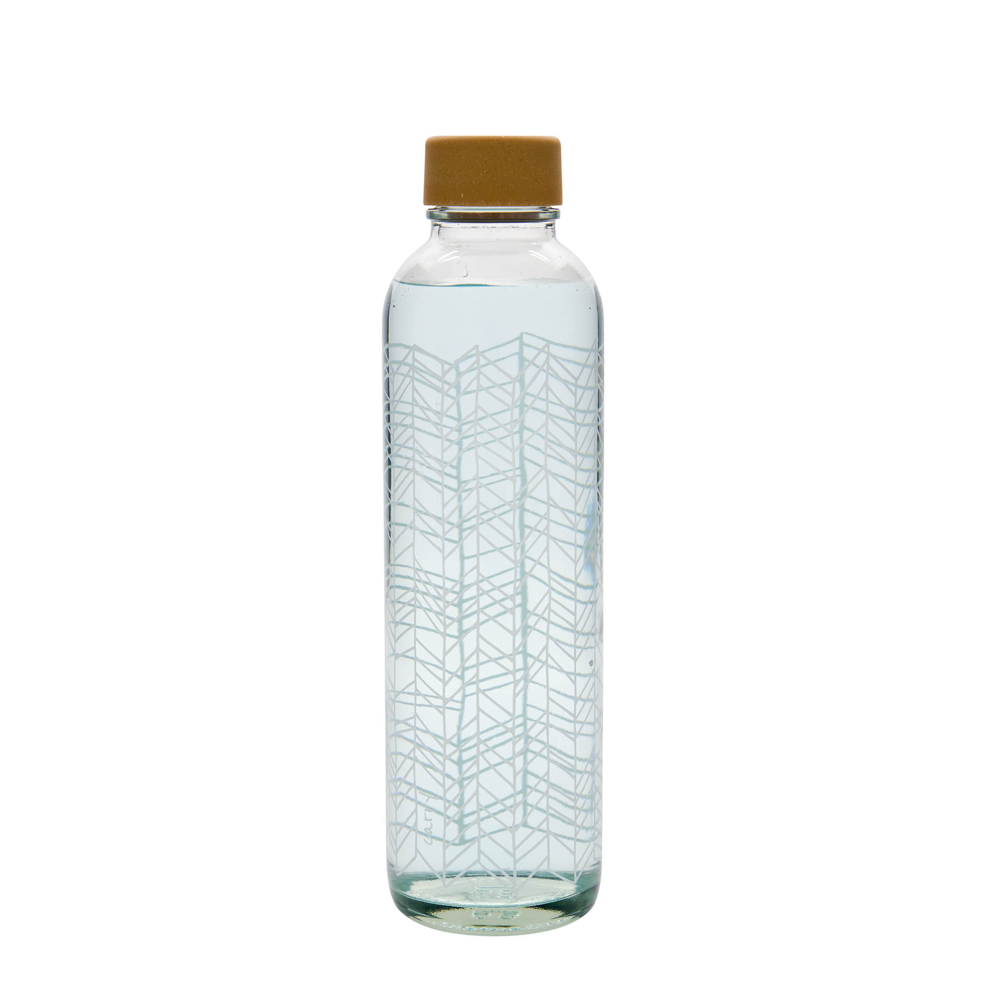 Botella para beber de 700 ml CARRY Bottle 'Structure of Life', boca: cierre de rosca