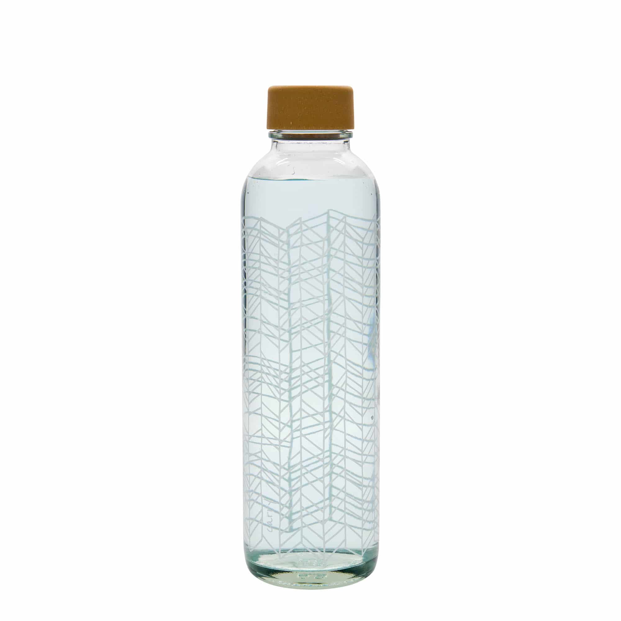 Botella para beber de 700 ml CARRY Bottle 'Structure of Life', boca: cierre de rosca